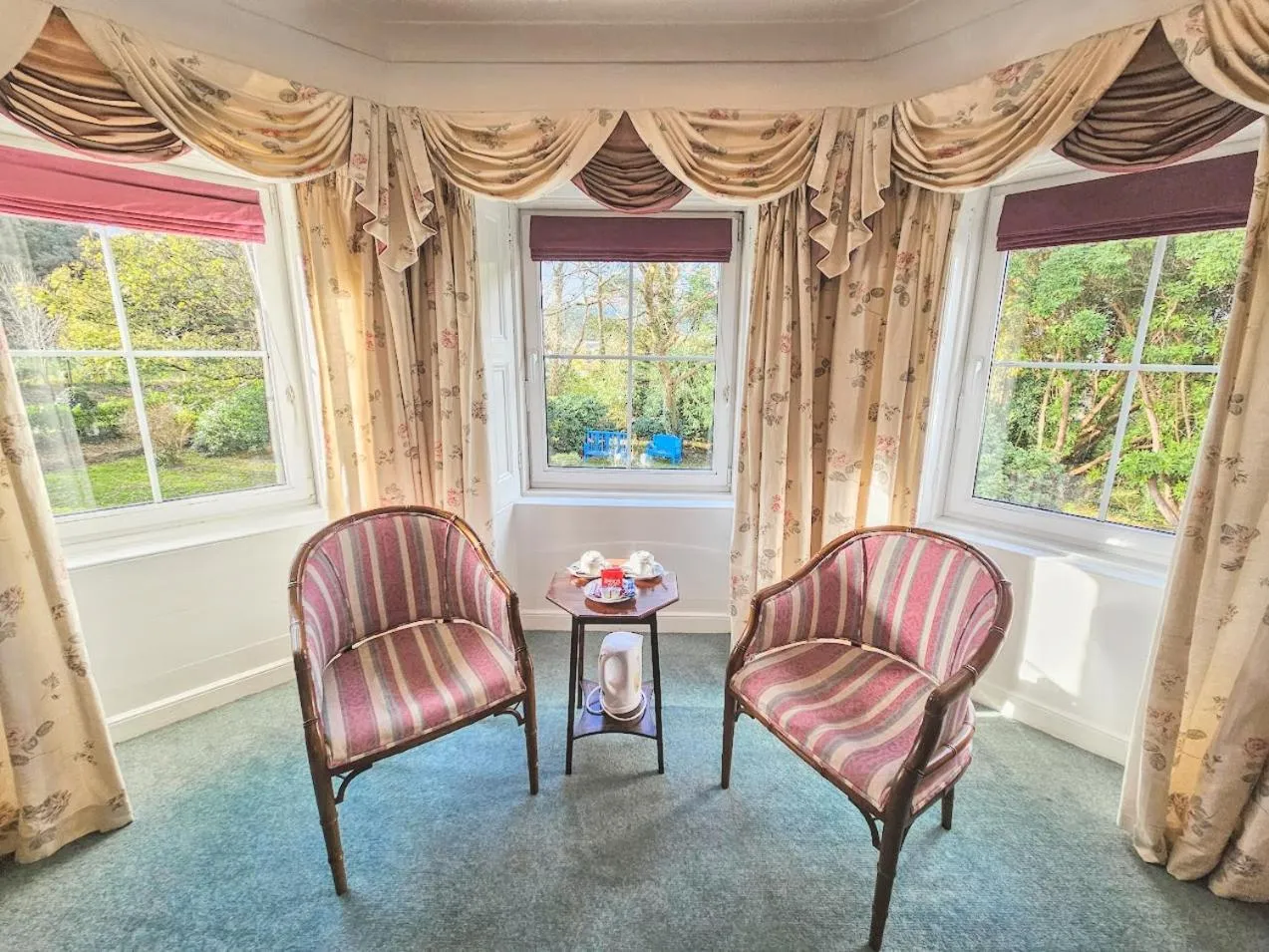 Garden view in The Glenbeigh Hotel