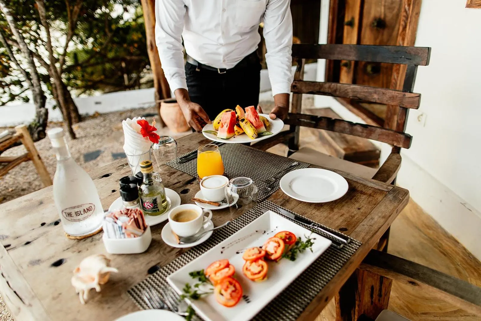 Breakfast in The Island - Pongwe Lodge