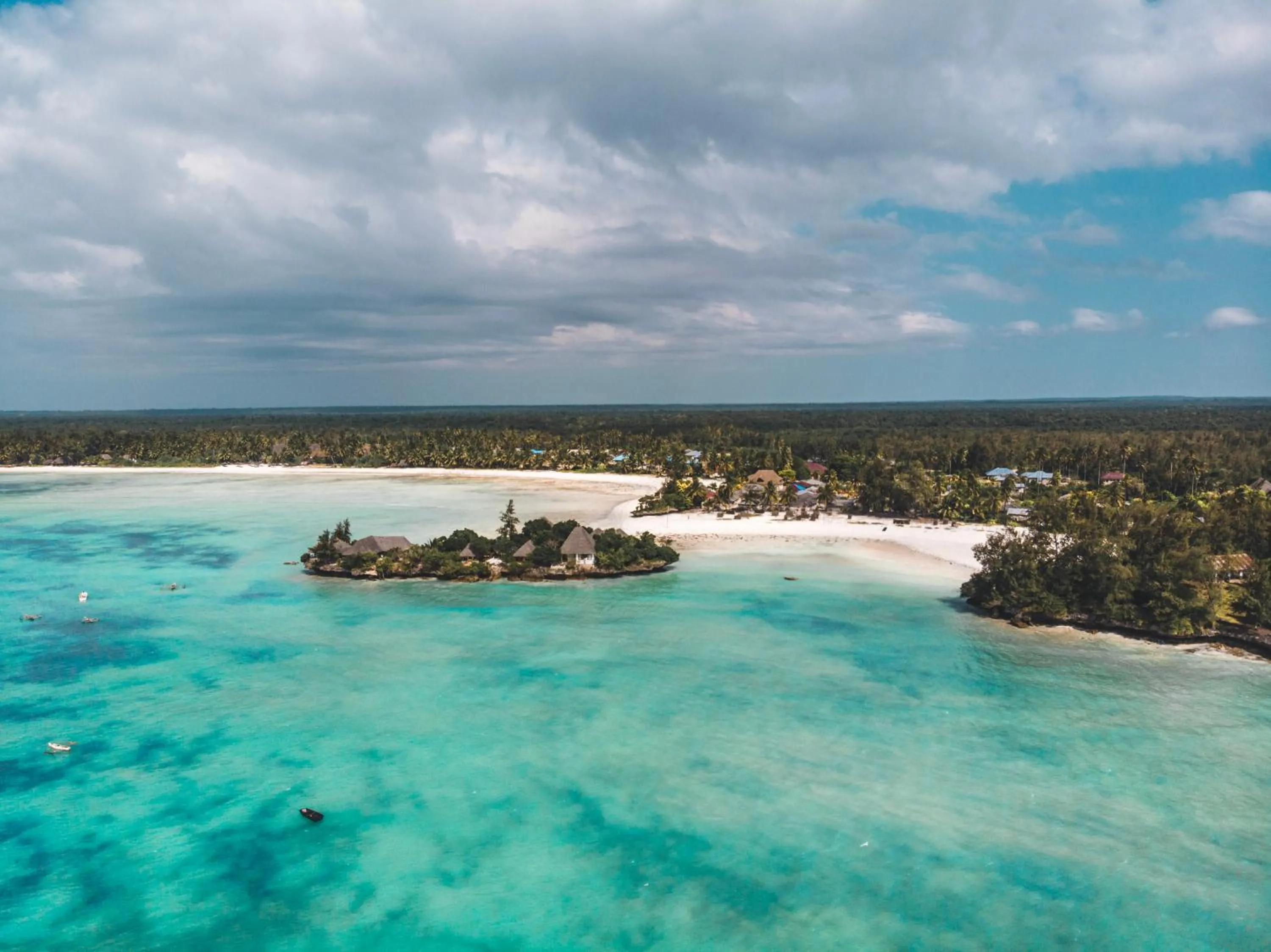 Bird's eye view in The Island - Pongwe Lodge