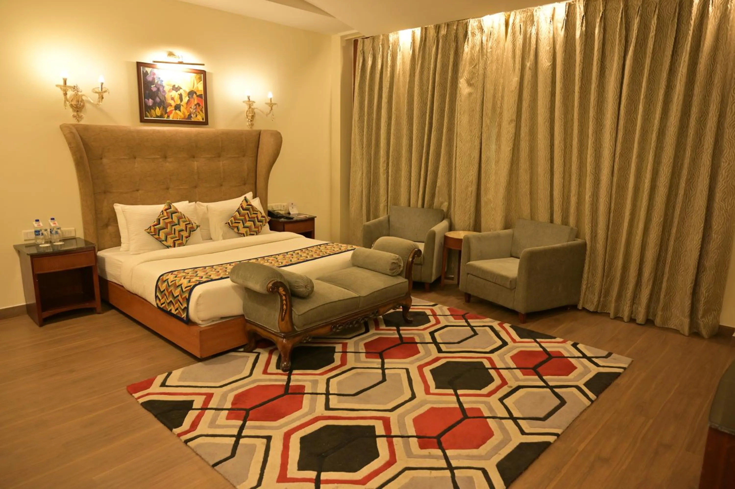 Bed in HK Clarks Inn, Amritsar