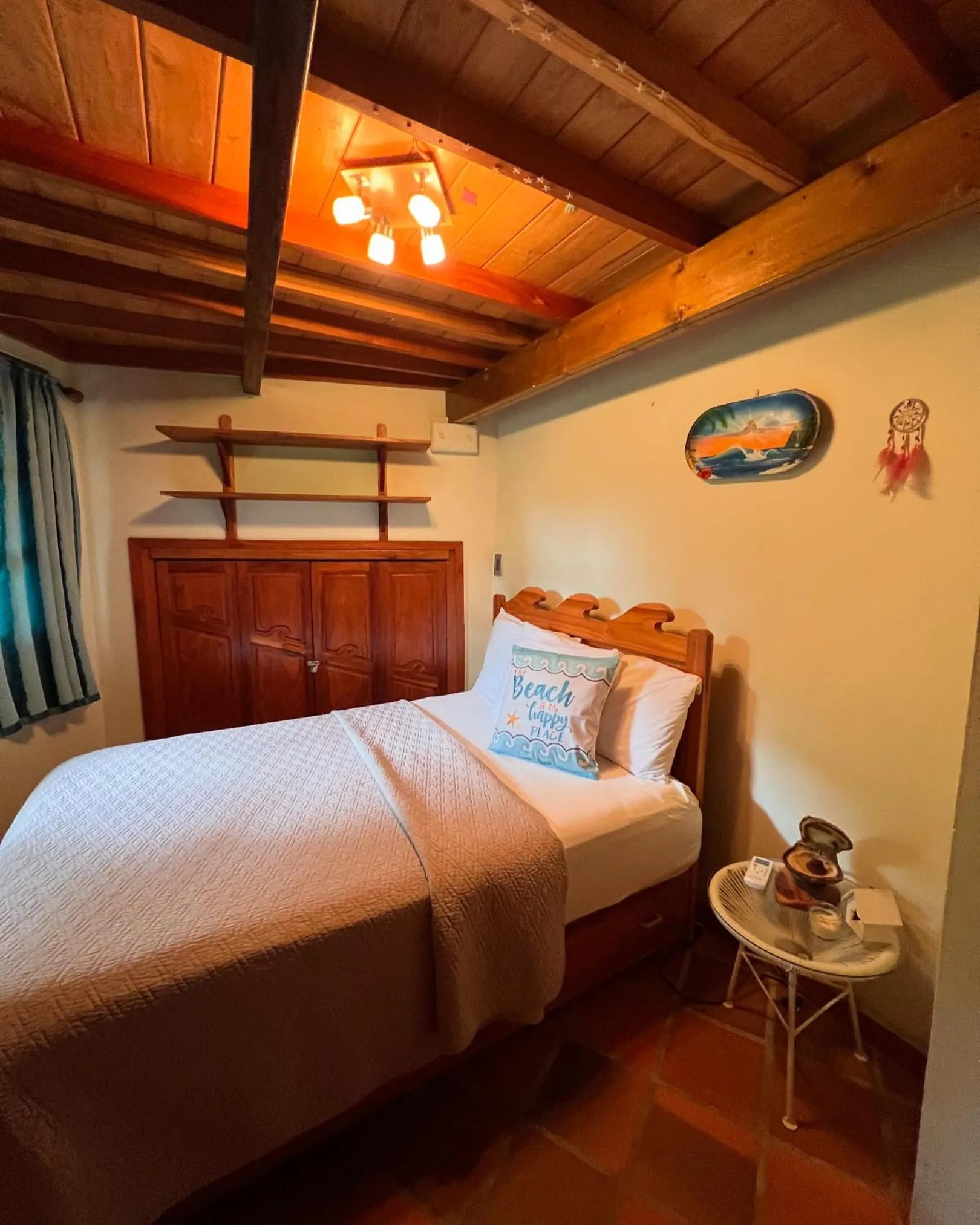 Bed in Cabañas La Casa de Pucha