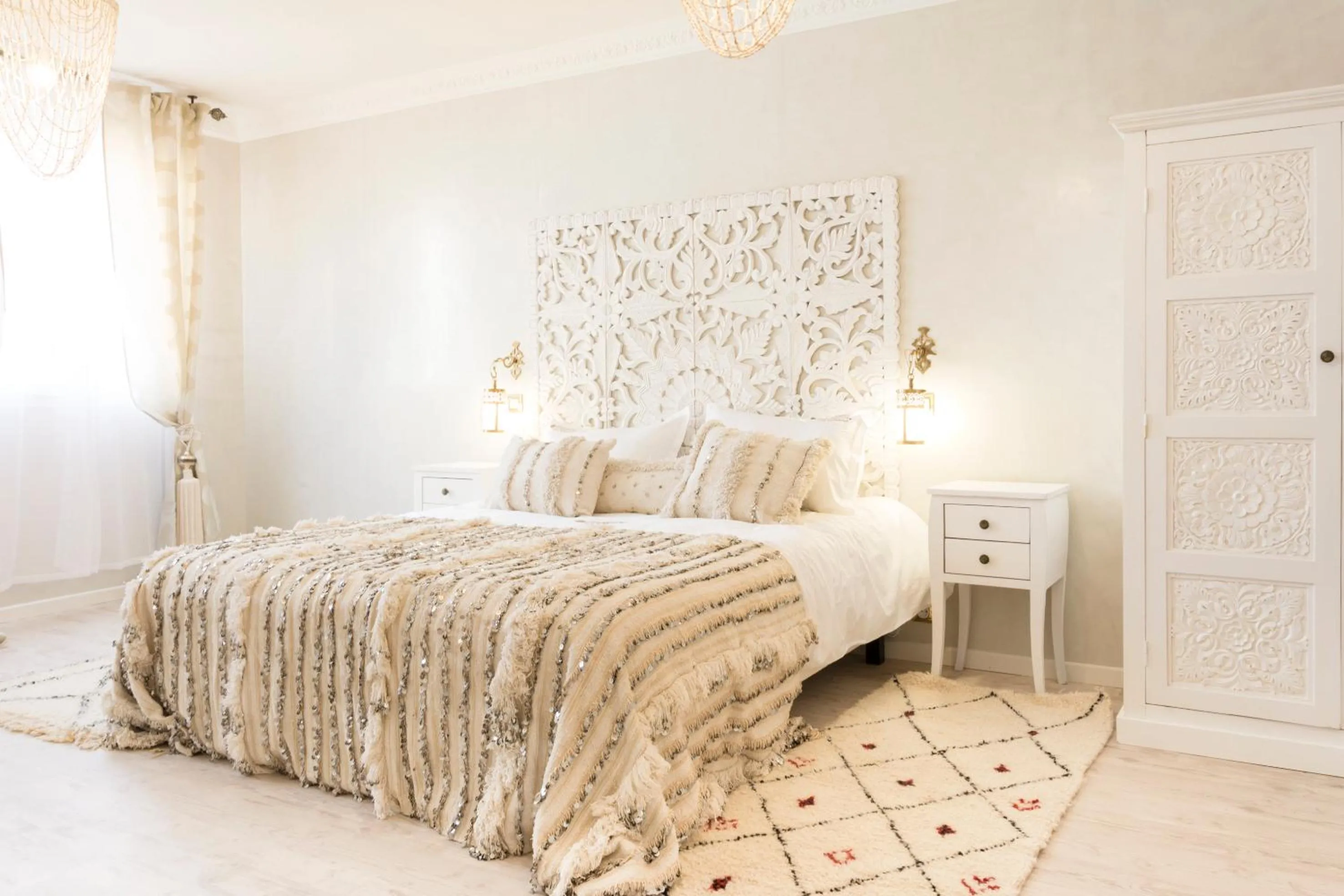 Bed in Riad SPA "Les Portes de l'Orient" TOURS