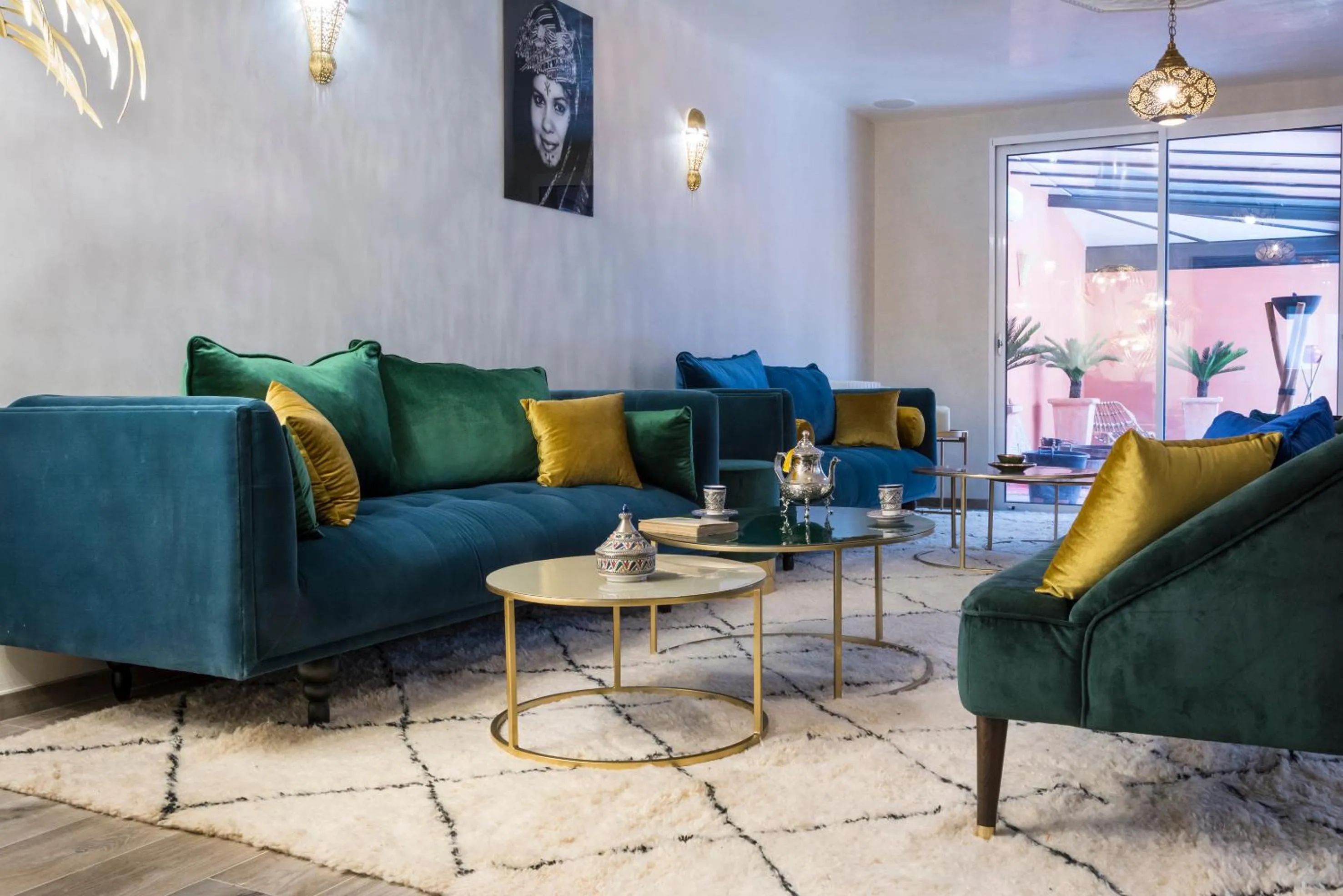 Lobby or reception in Riad SPA "Les Portes de l'Orient" TOURS