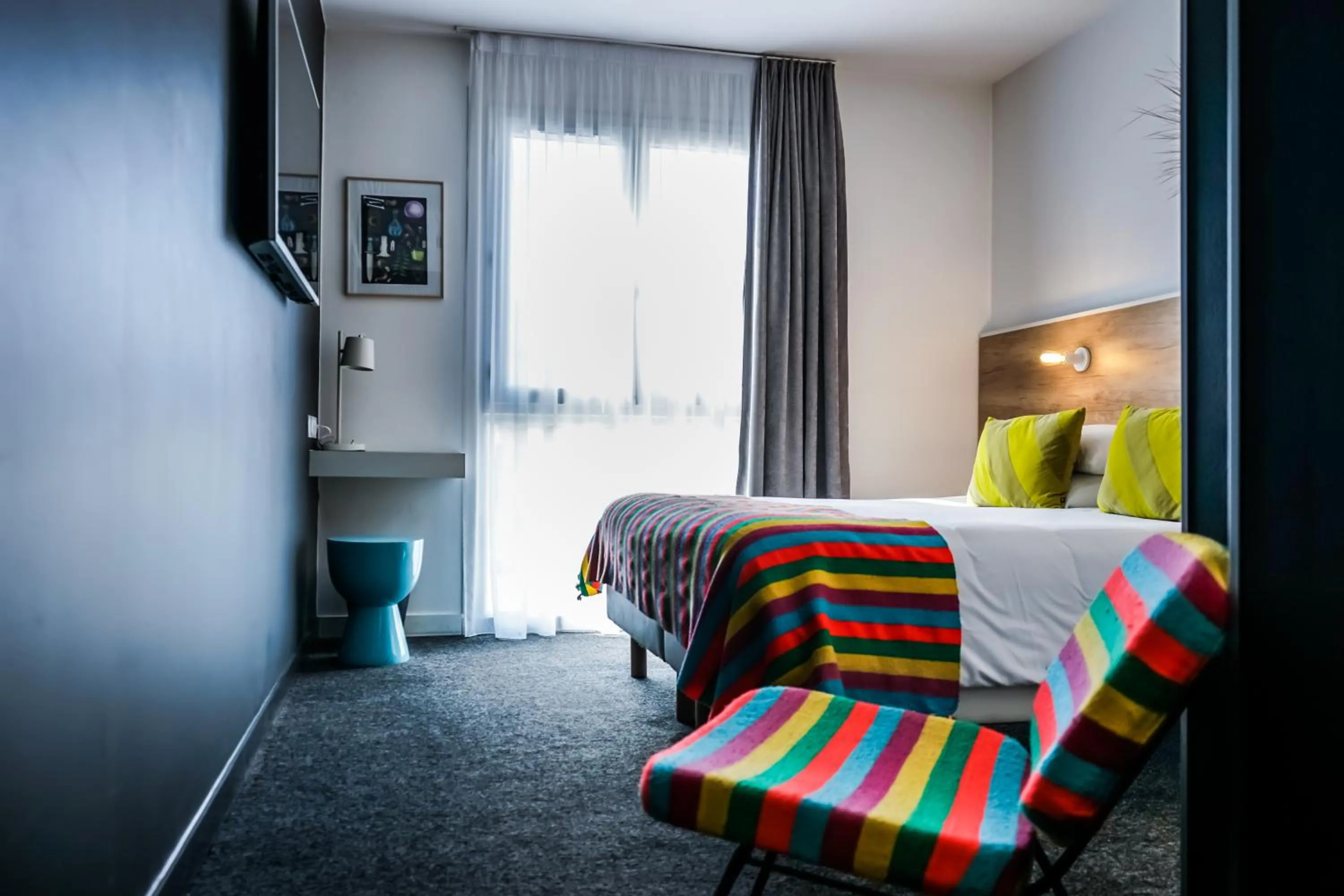 Photo of the whole room, Bed in Hôtel Le Collonges TV connecté wifi Netflix