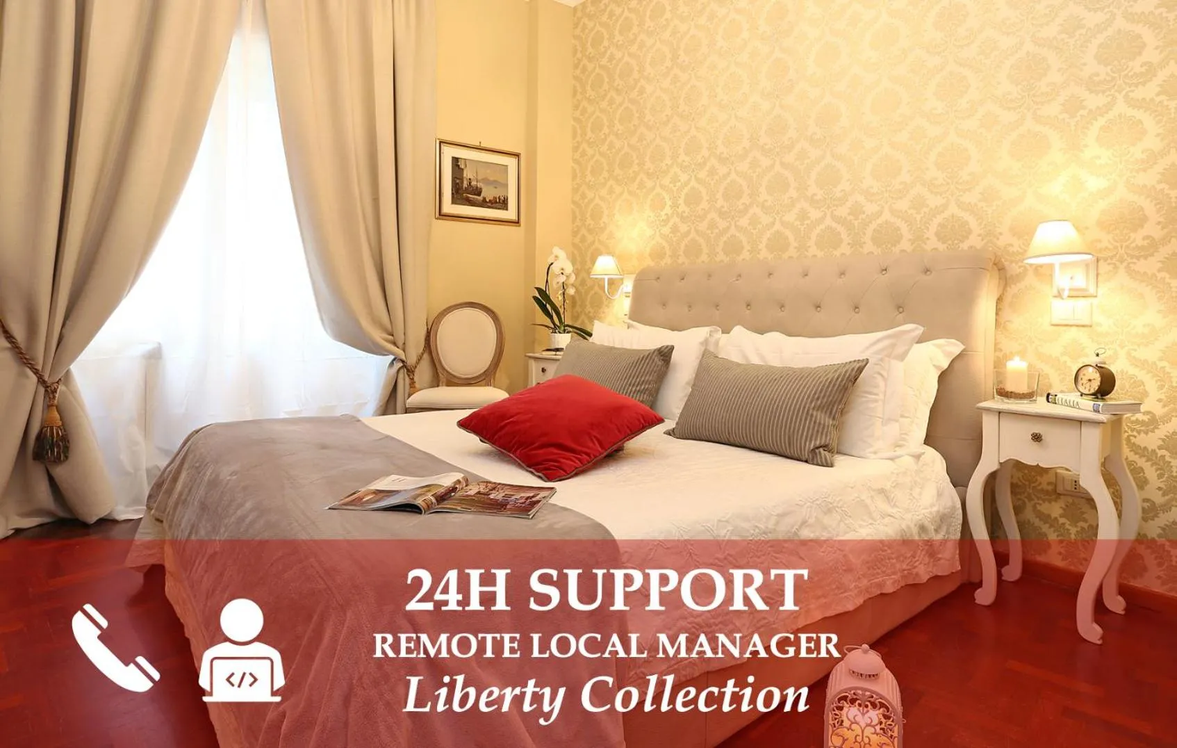 Bed in Liberty Vatican Suites - Liberty Collection