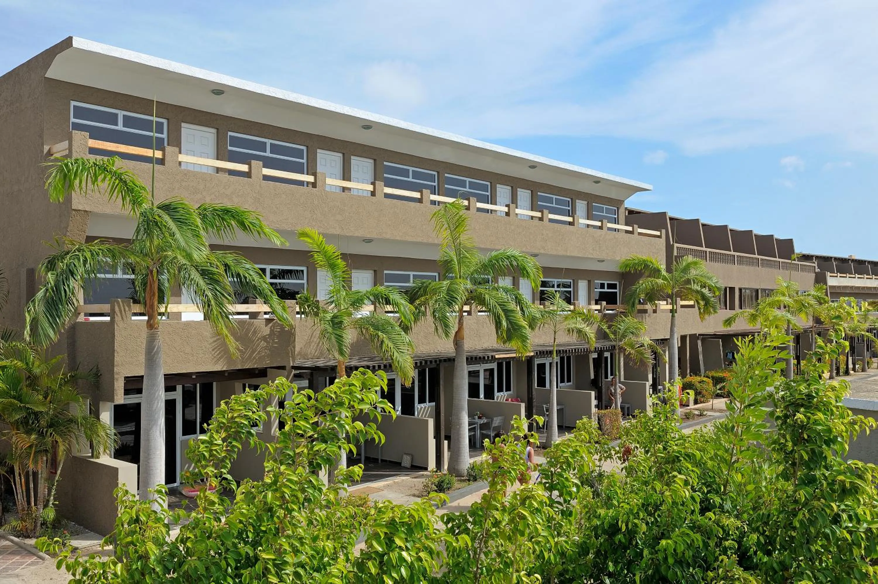 Facade/entrance in Eden Beach Resort - Bonaire