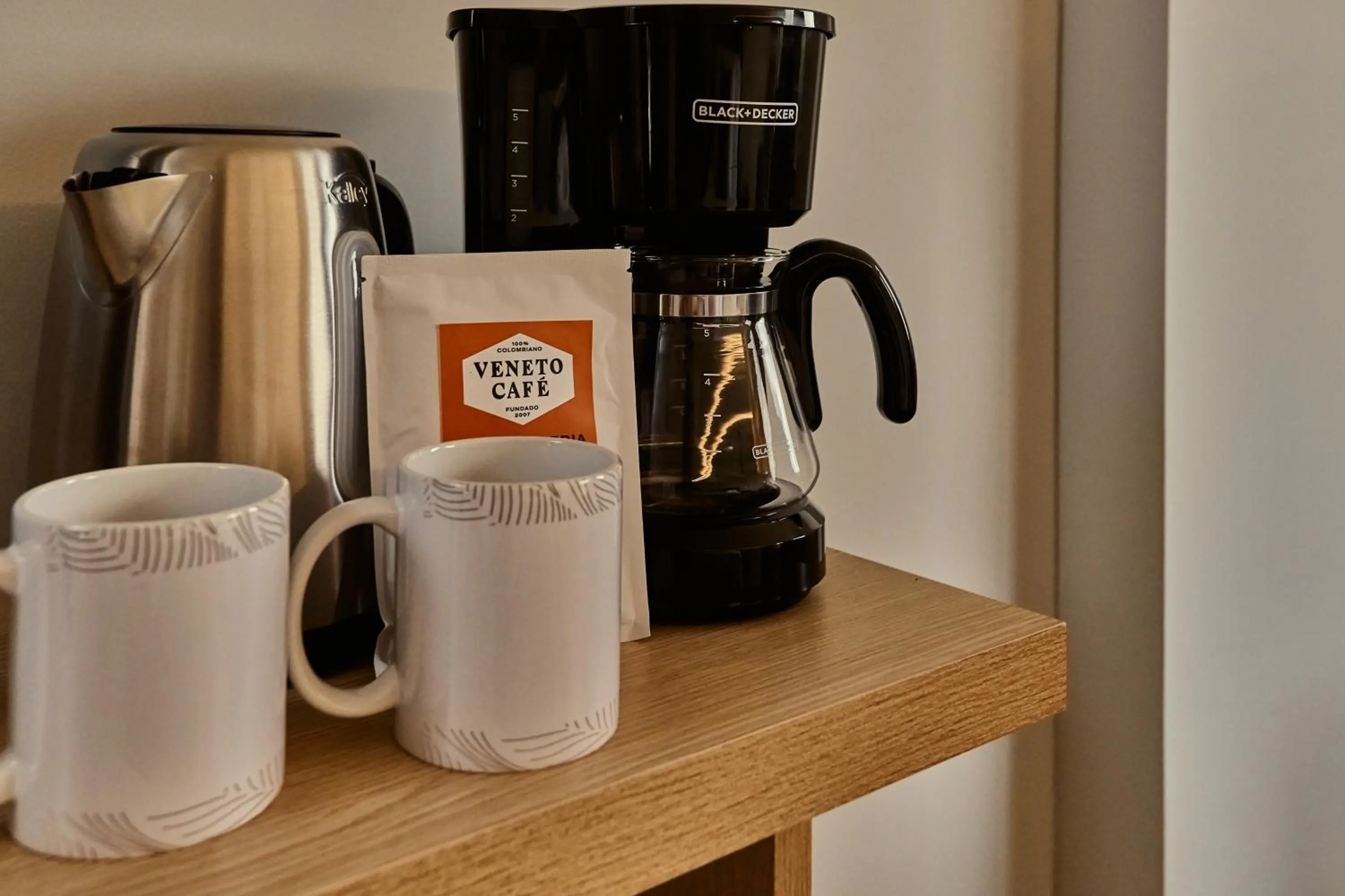 Coffee/tea facilities in Hotel Parque 97