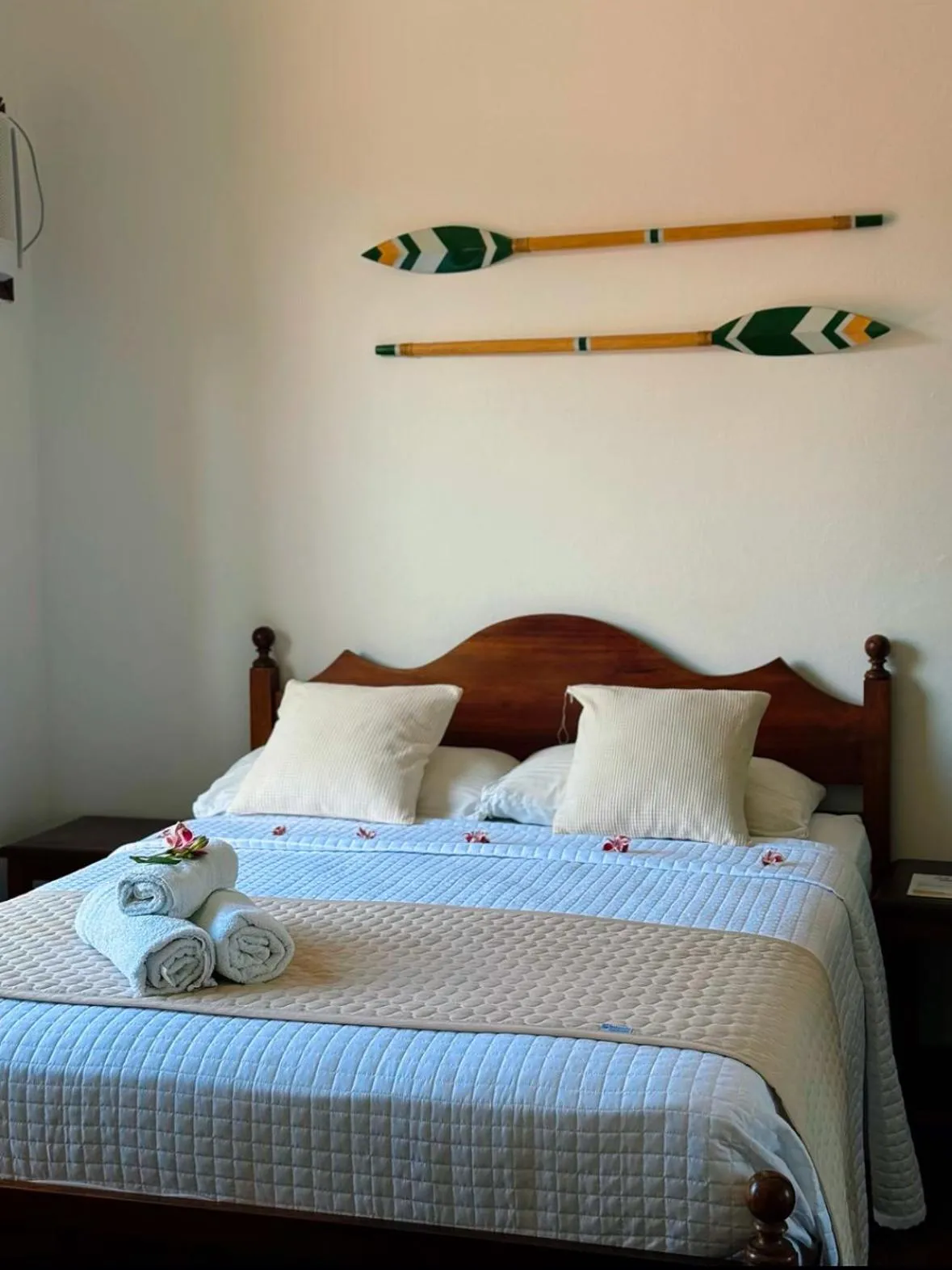 Bed in Pousada Água Viva