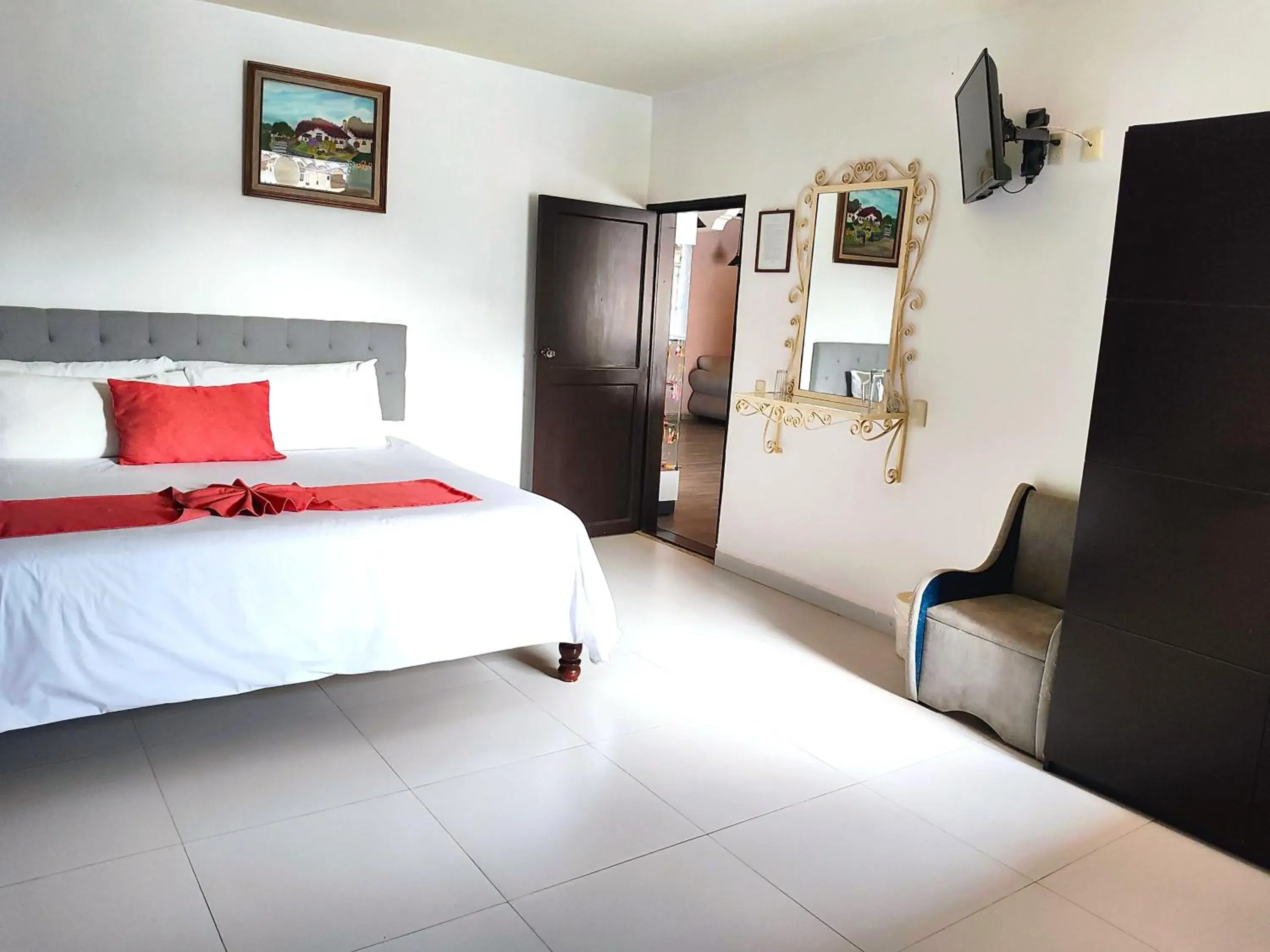 Bedroom, Bed in Hotel Jardines Del Carmen Bedroom, Bed in Hotel Jardines Del Carmen