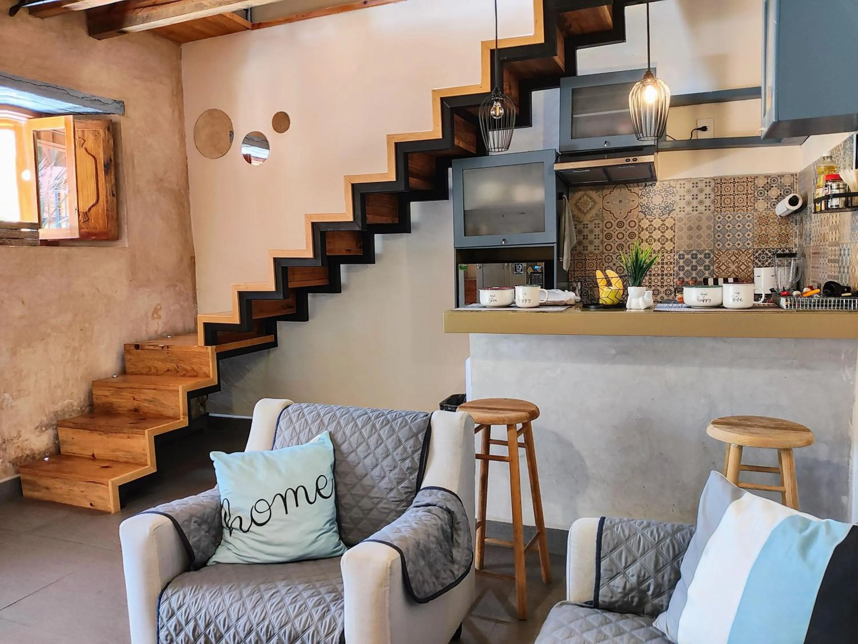 Kitchen or kitchenette in Hotel Jardines Del Carmen