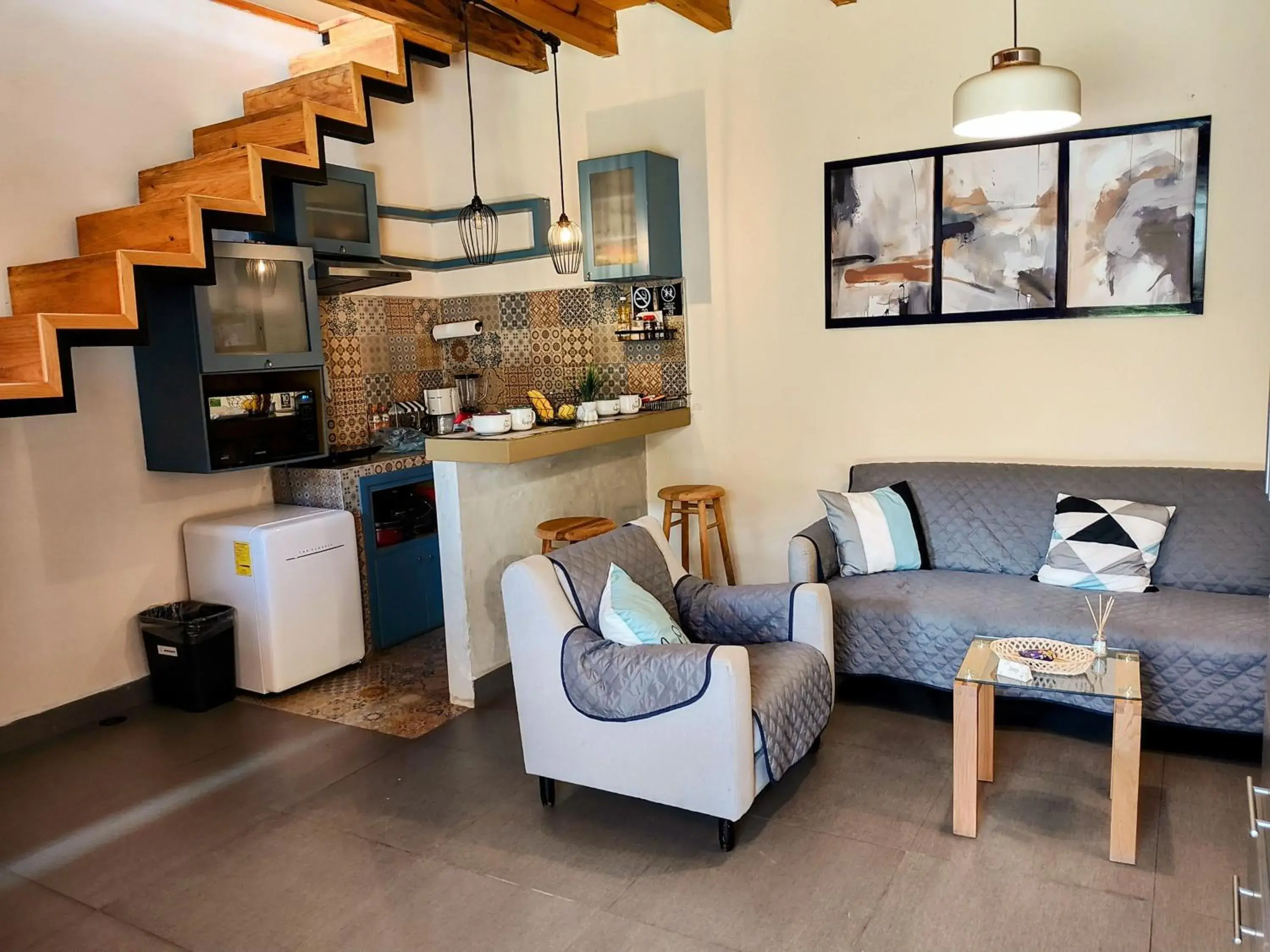 Living room in Hotel Jardines Del Carmen Living room in Hotel Jardines Del Carmen