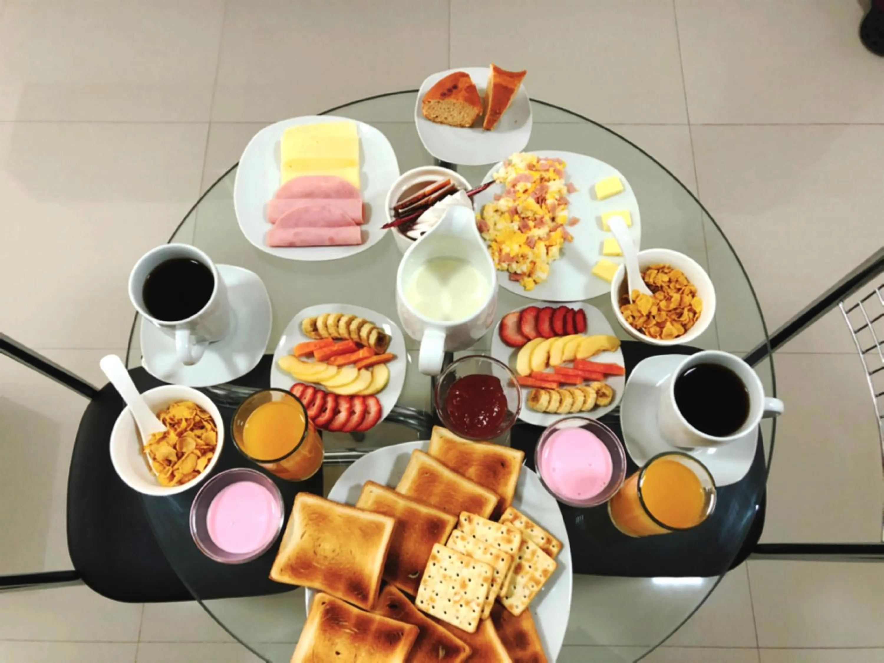 Breakfast in Pacifico Apart Hotel