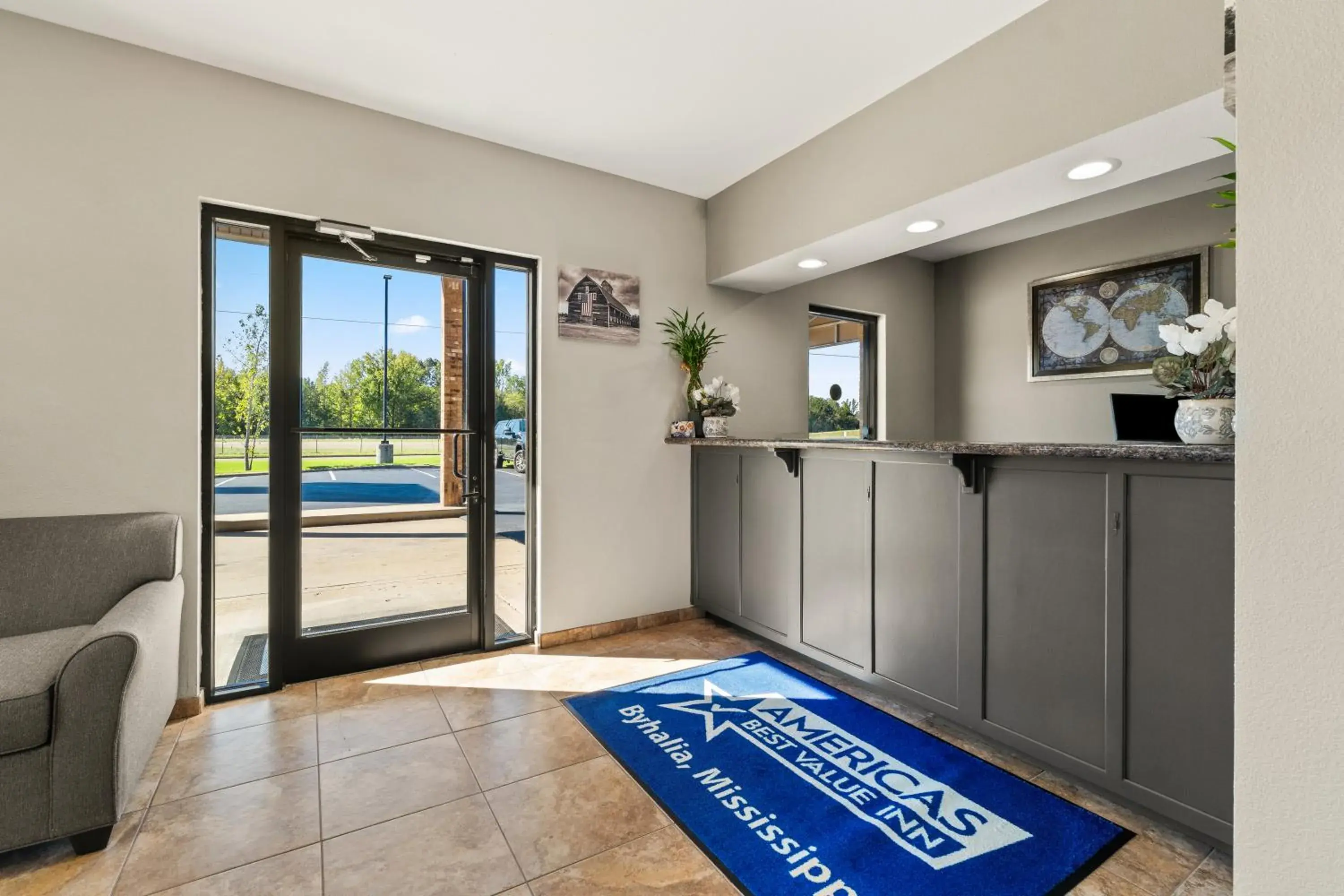 Lobby or reception in Americas Best Value Inn Byhalia Lobby or reception in Americas Best Value Inn Byhalia
