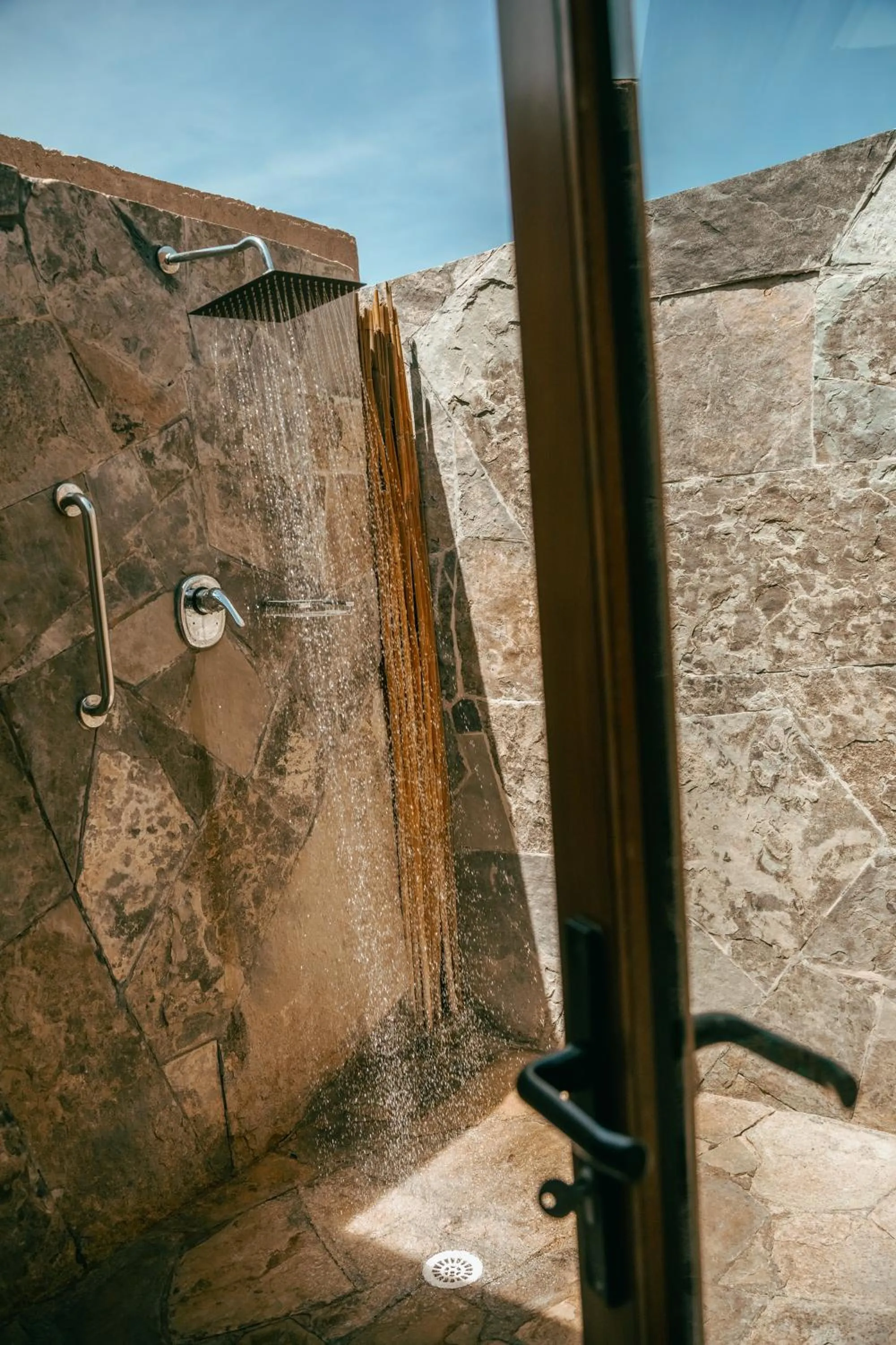 Shower in Hotel Cumbres San Pedro de Atacama