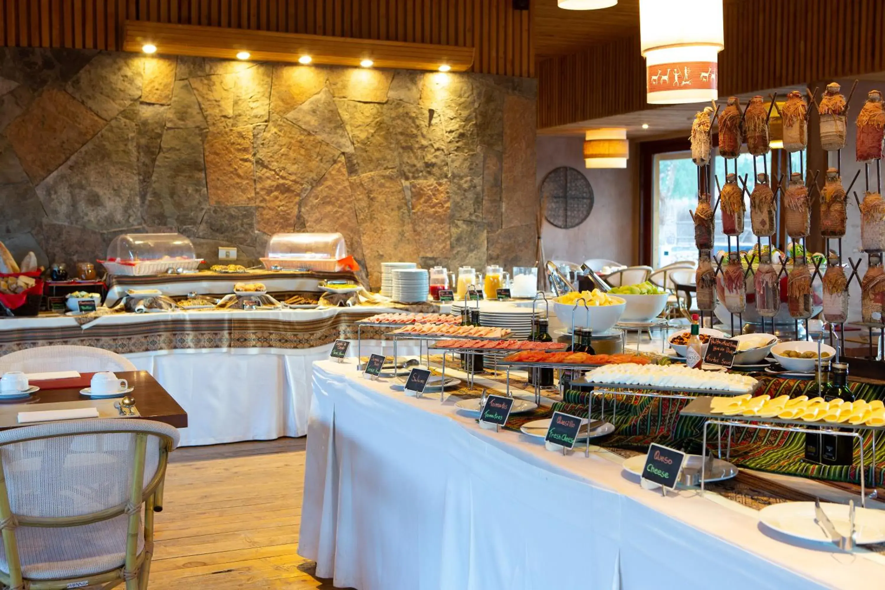 Buffet breakfast in Hotel Cumbres San Pedro de Atacama Buffet breakfast in Hotel Cumbres San Pedro de Atacama