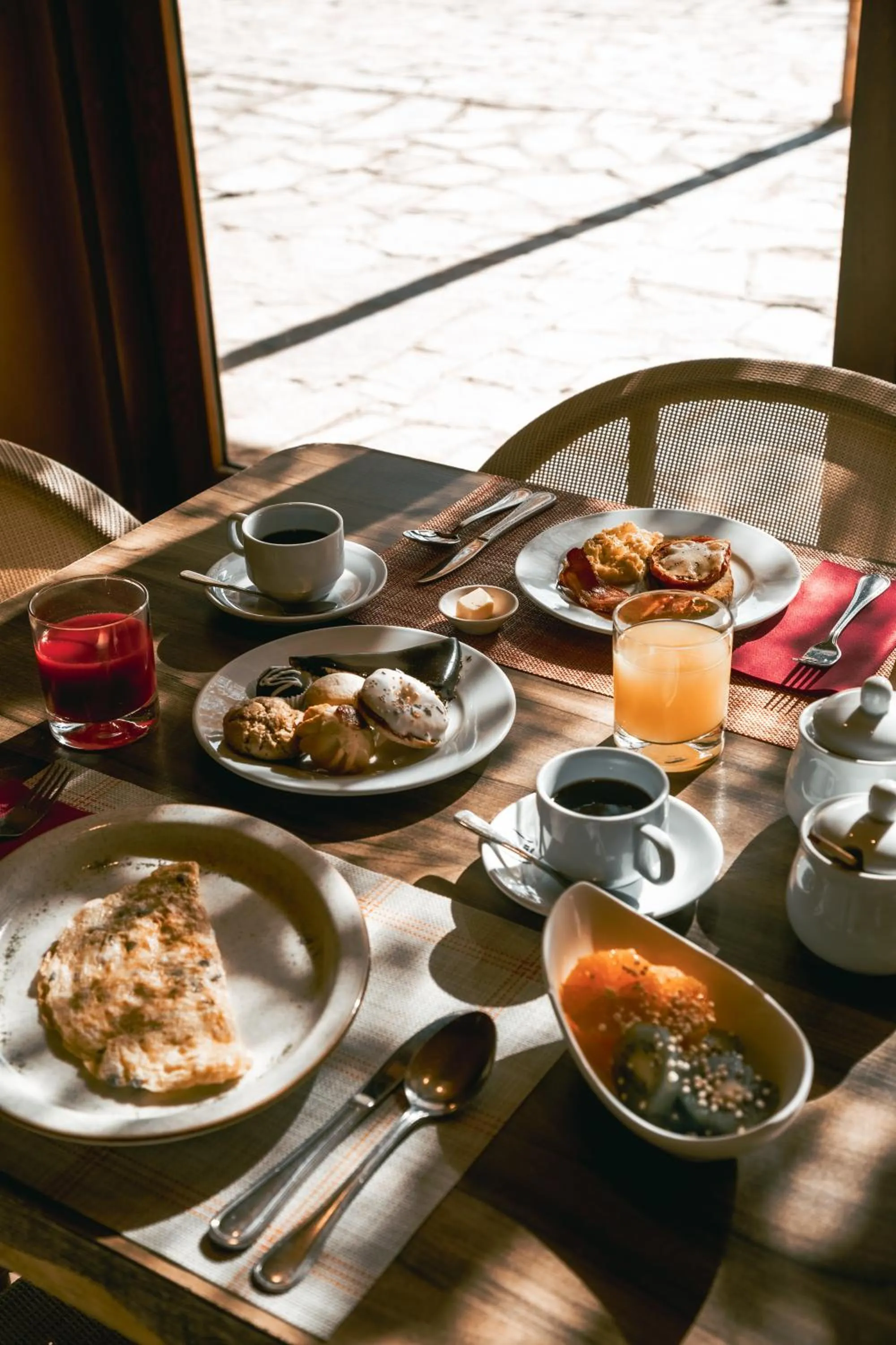 Breakfast in Hotel Cumbres San Pedro de Atacama