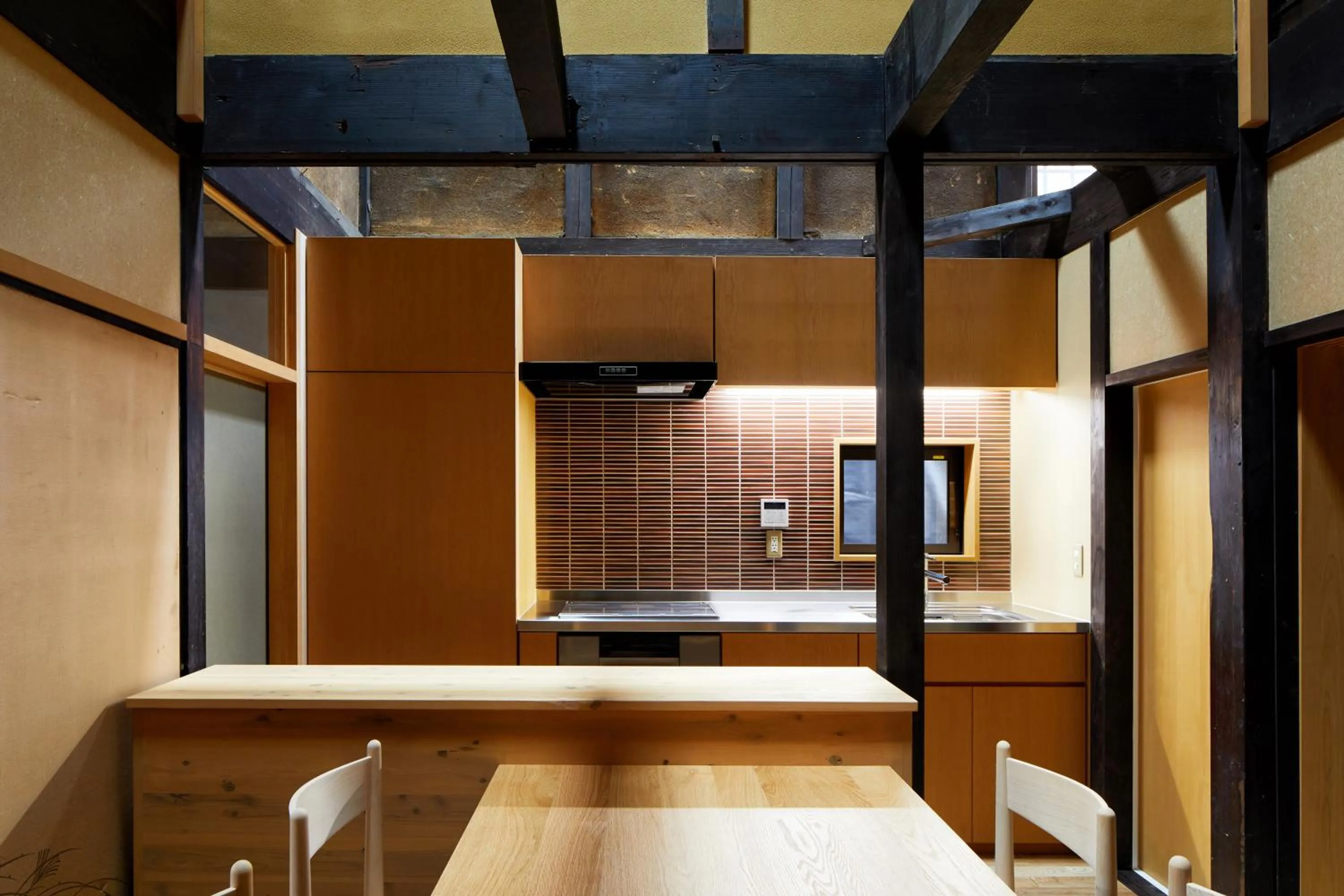 Kitchen or kitchenette in Marukyo Gakurin-an