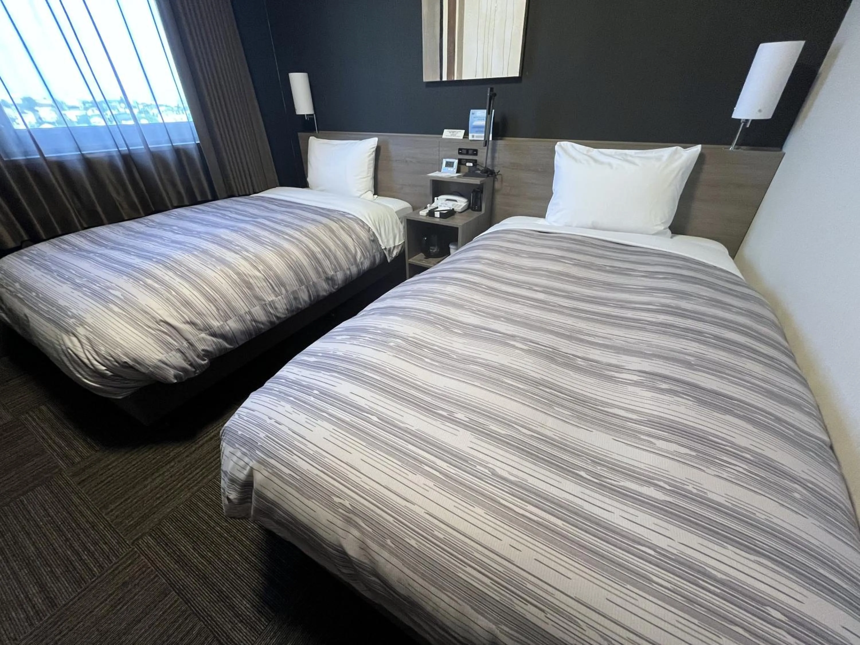 Photo of the whole room, Bed in Hotel Route-Inn Kisarazu