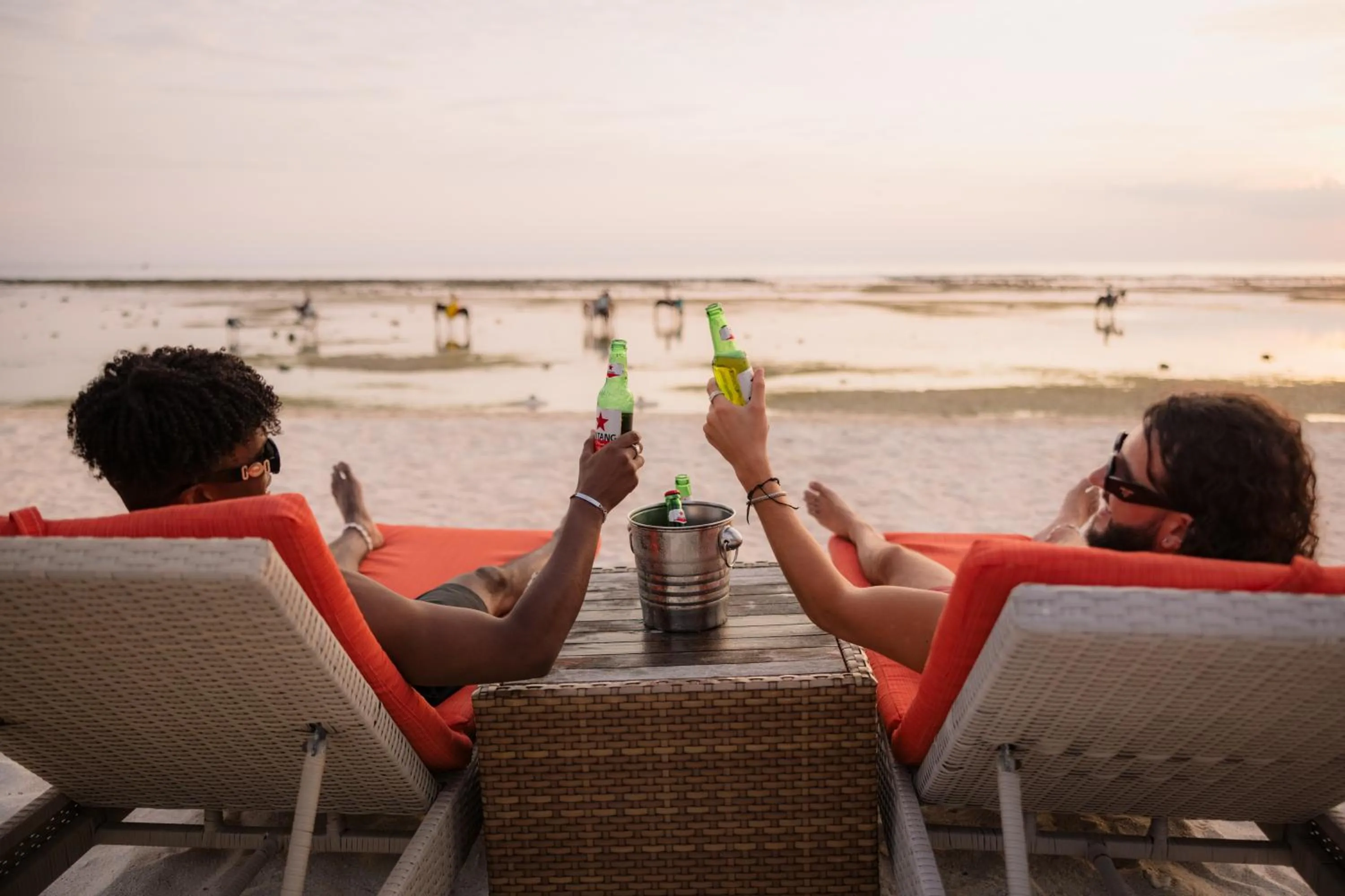 Beach in Ombak Sunset