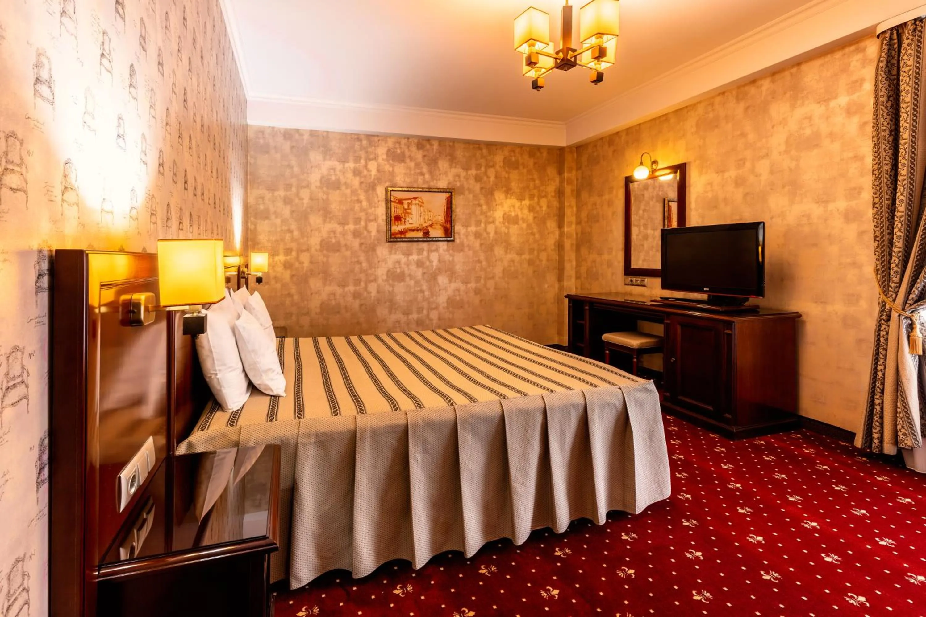 Bed in President Resort Hotel