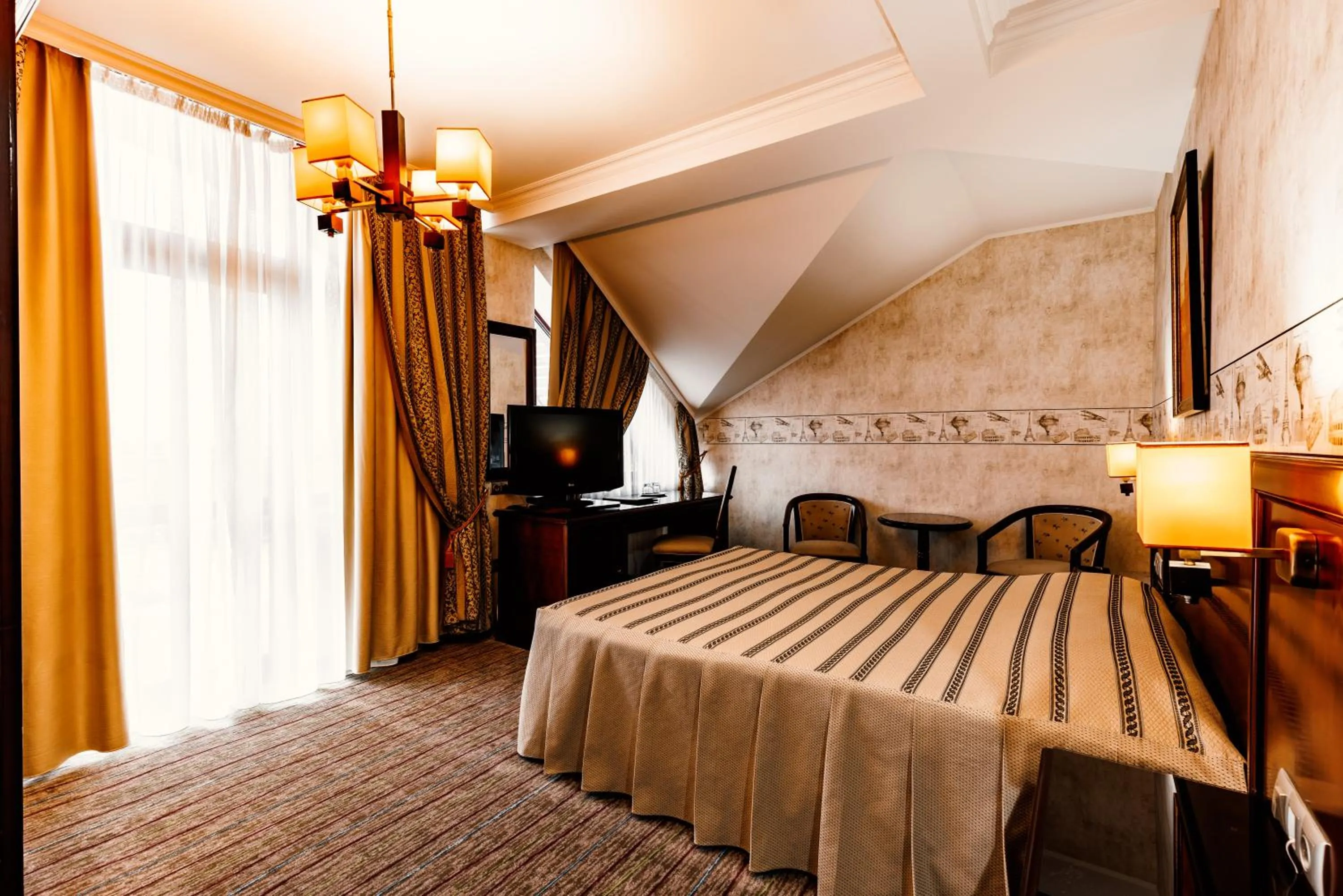 Bed in President Resort Hotel