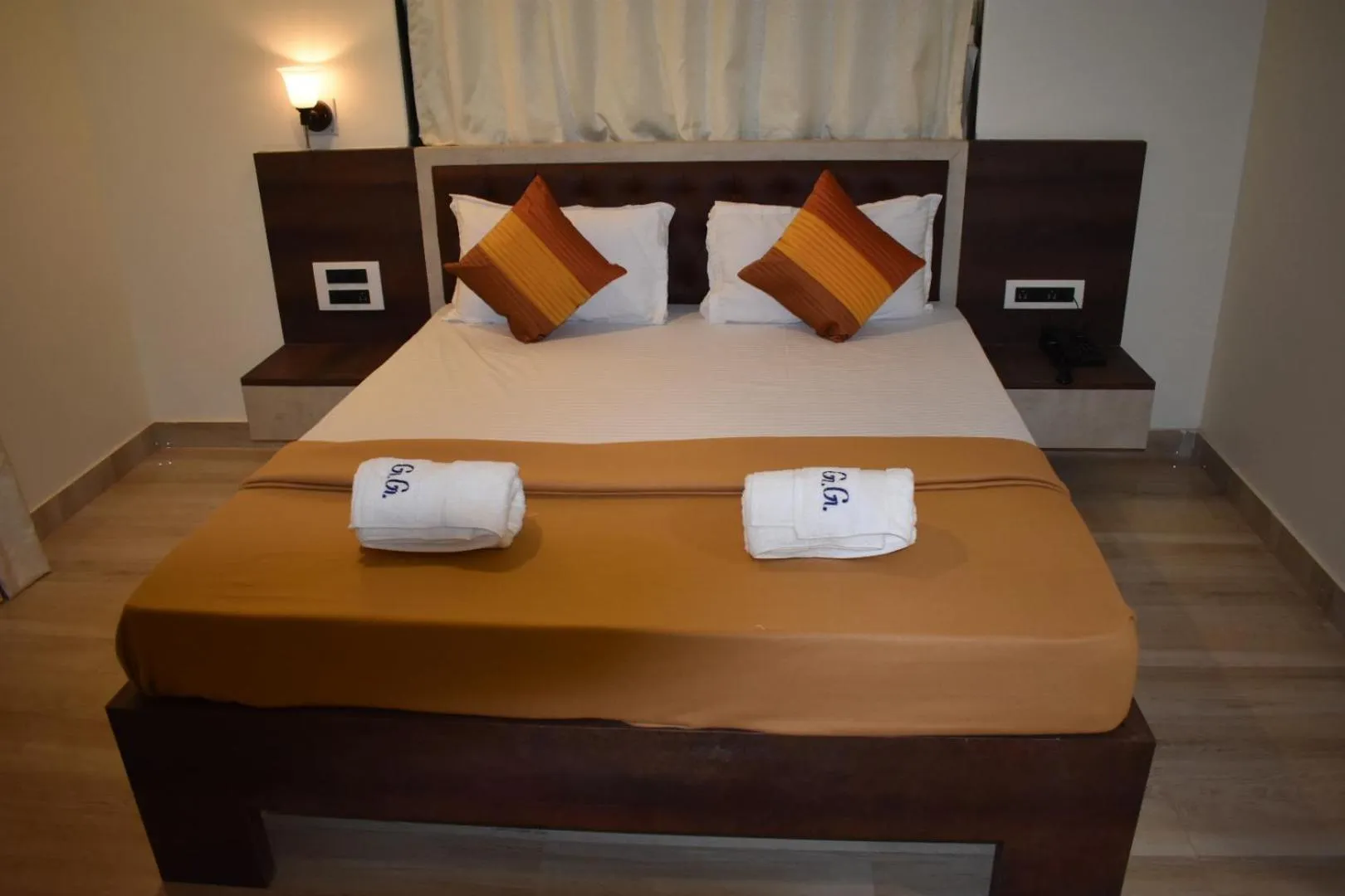 Bed in Hotel Grand Ganesha
