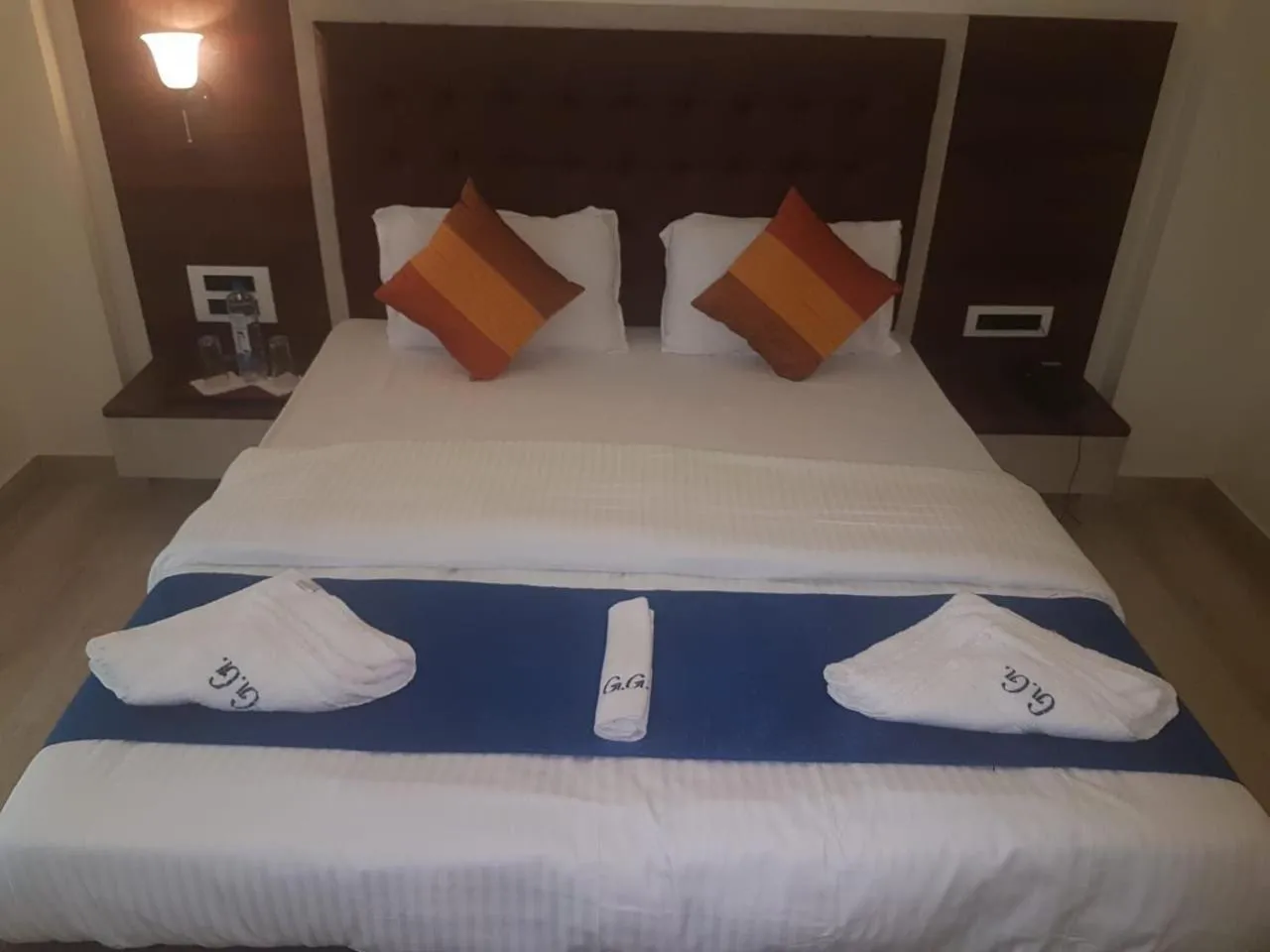 Bed in Hotel Grand Ganesha