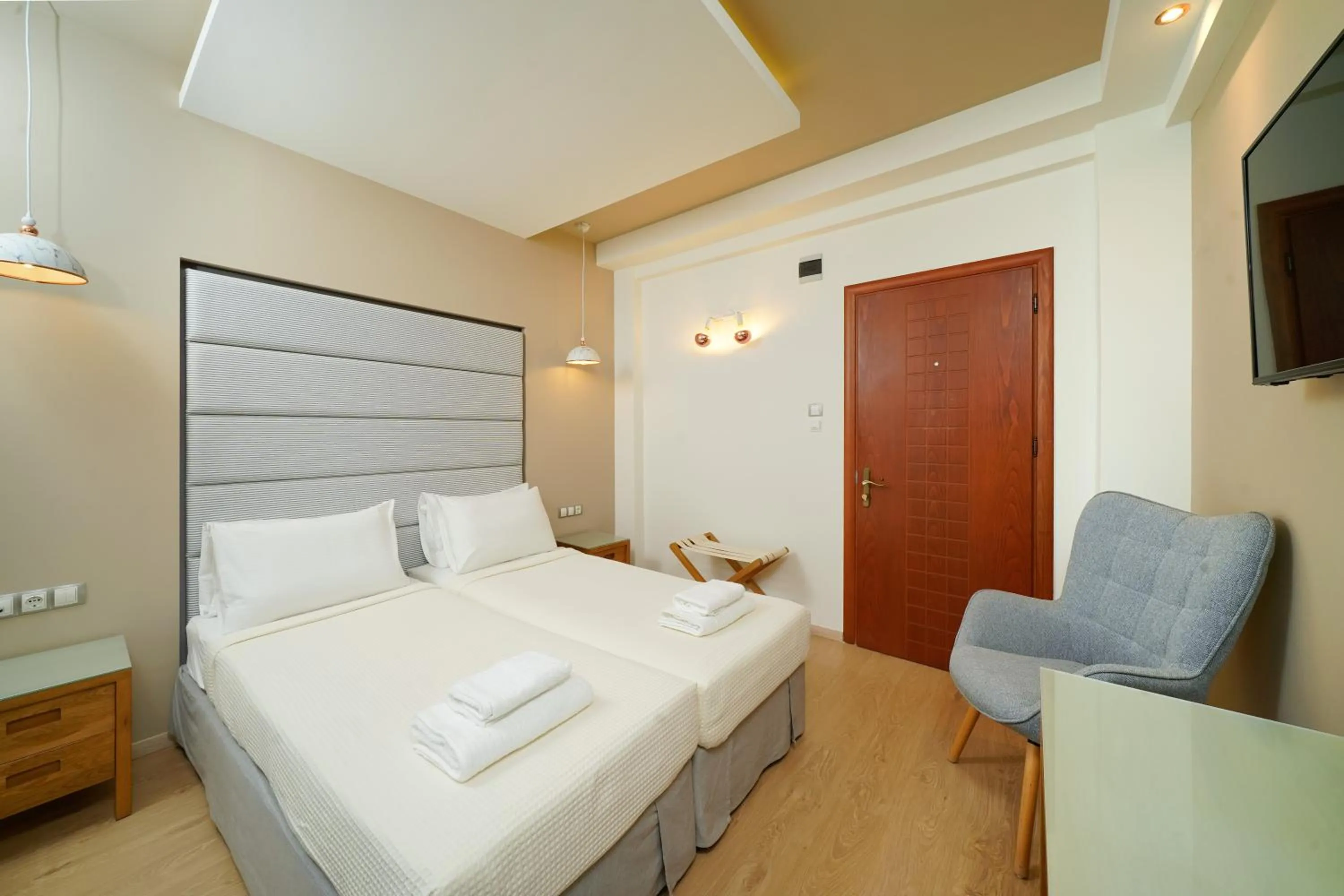 Bedroom in Kamelia & Semeli Hotel