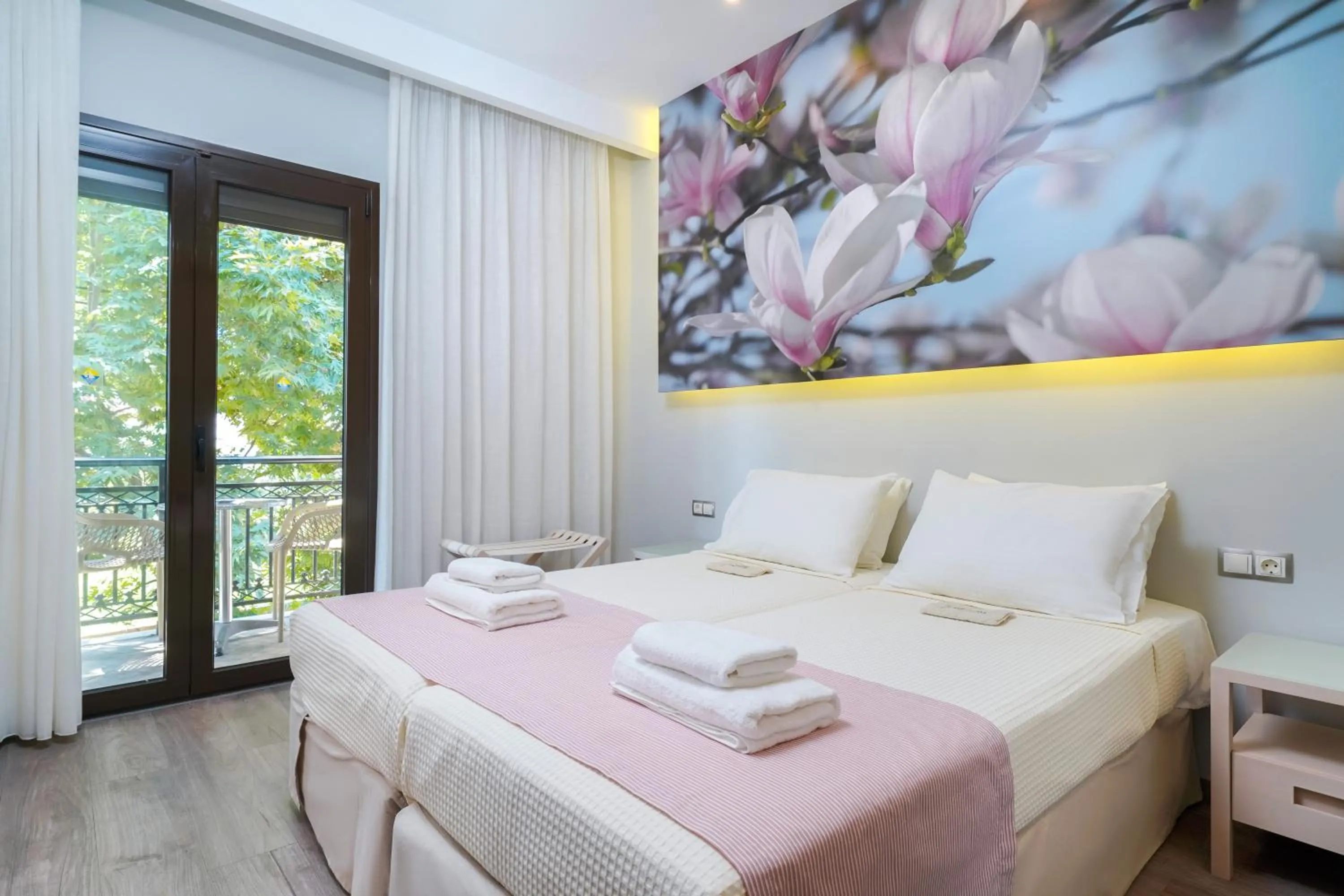 Bedroom in Kamelia & Semeli Hotel