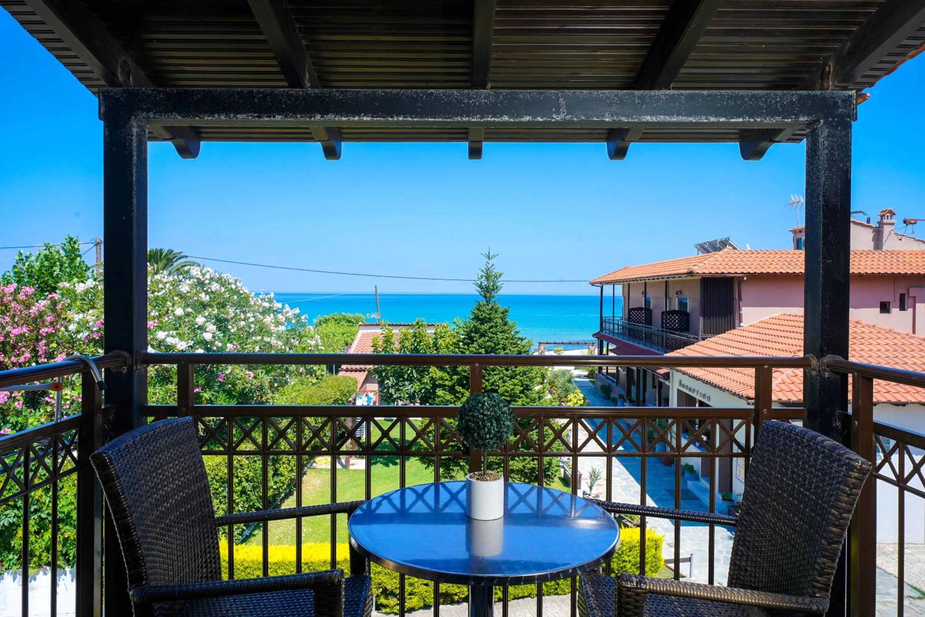 Balcony/Terrace in Kamelia & Semeli Hotel