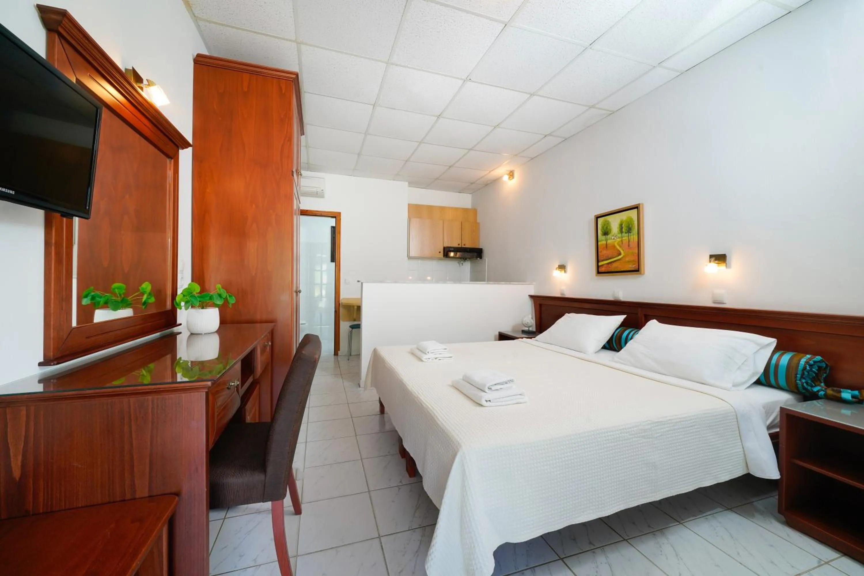 Bedroom in Kamelia & Semeli Hotel