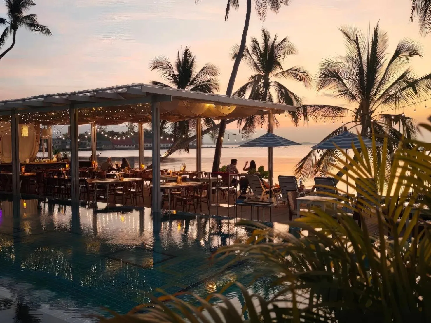 Restaurant/places to eat in Tango Luxe Beach Villa, Koh Samui