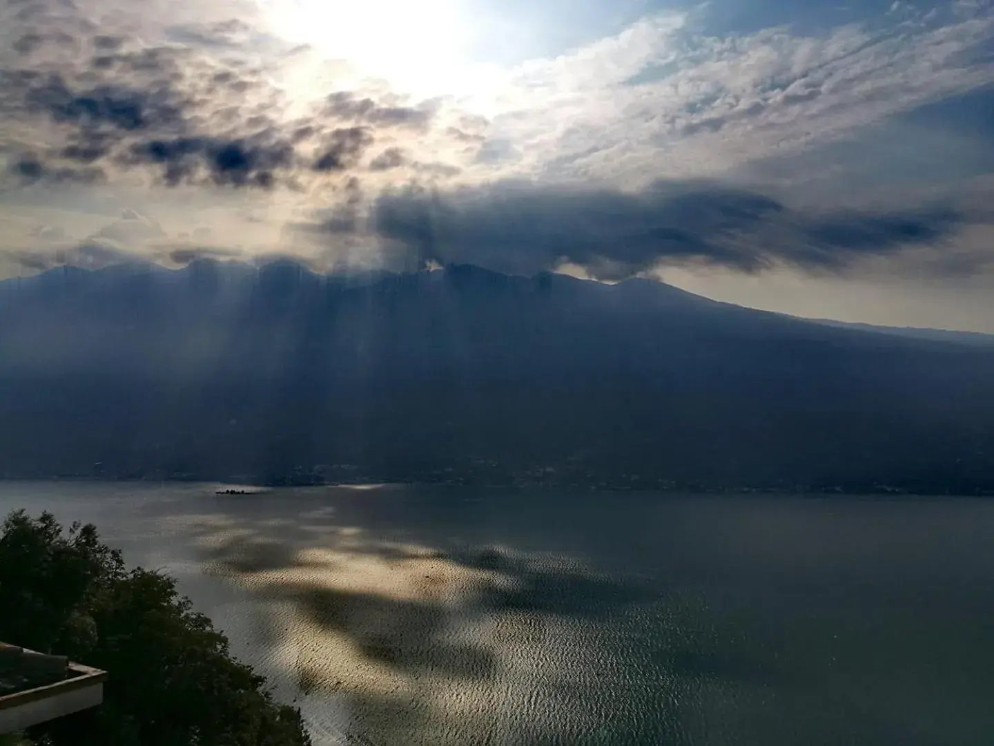 Lake view in Park Hotel Zanzanù