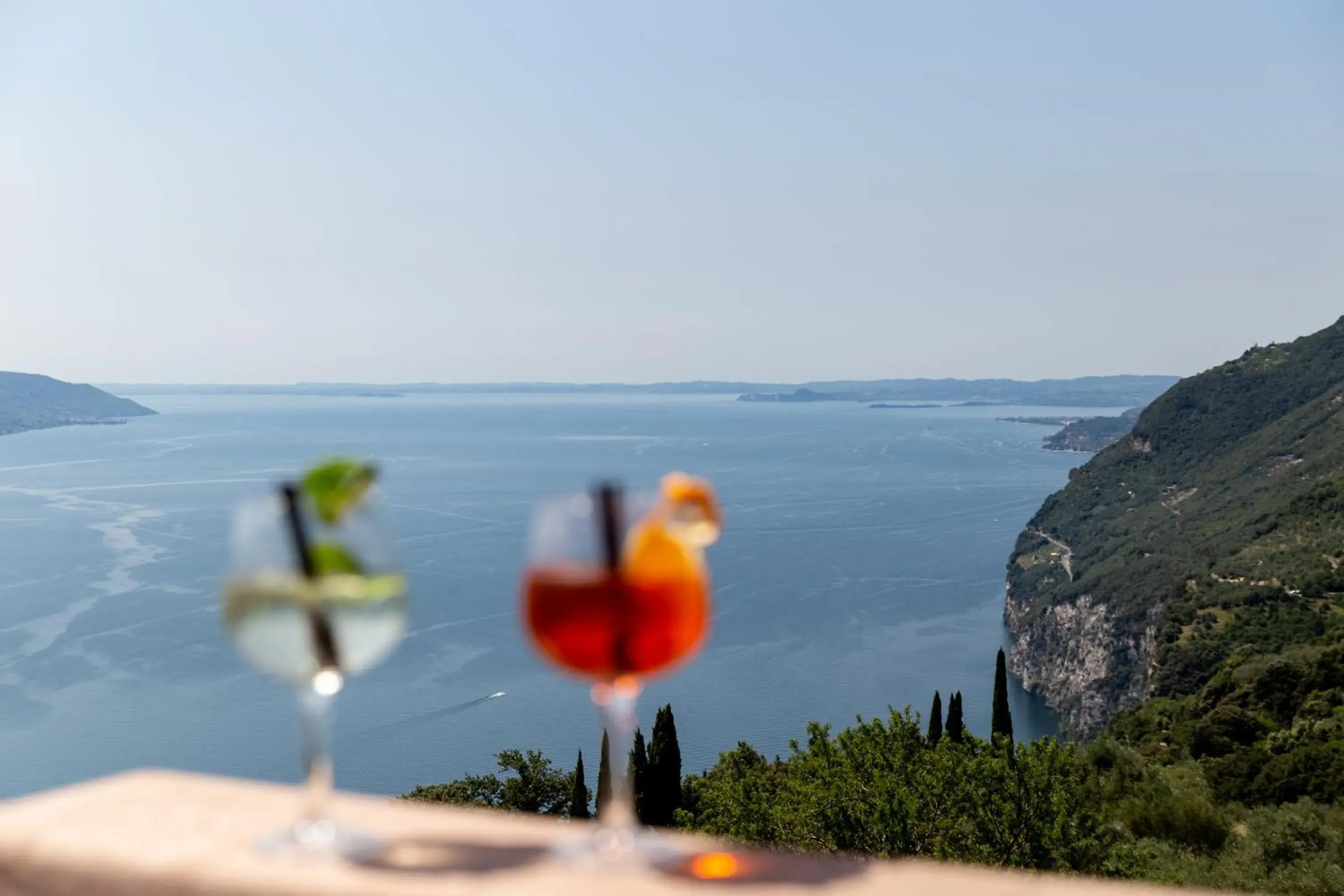 Lake view in Park Hotel Zanzanù