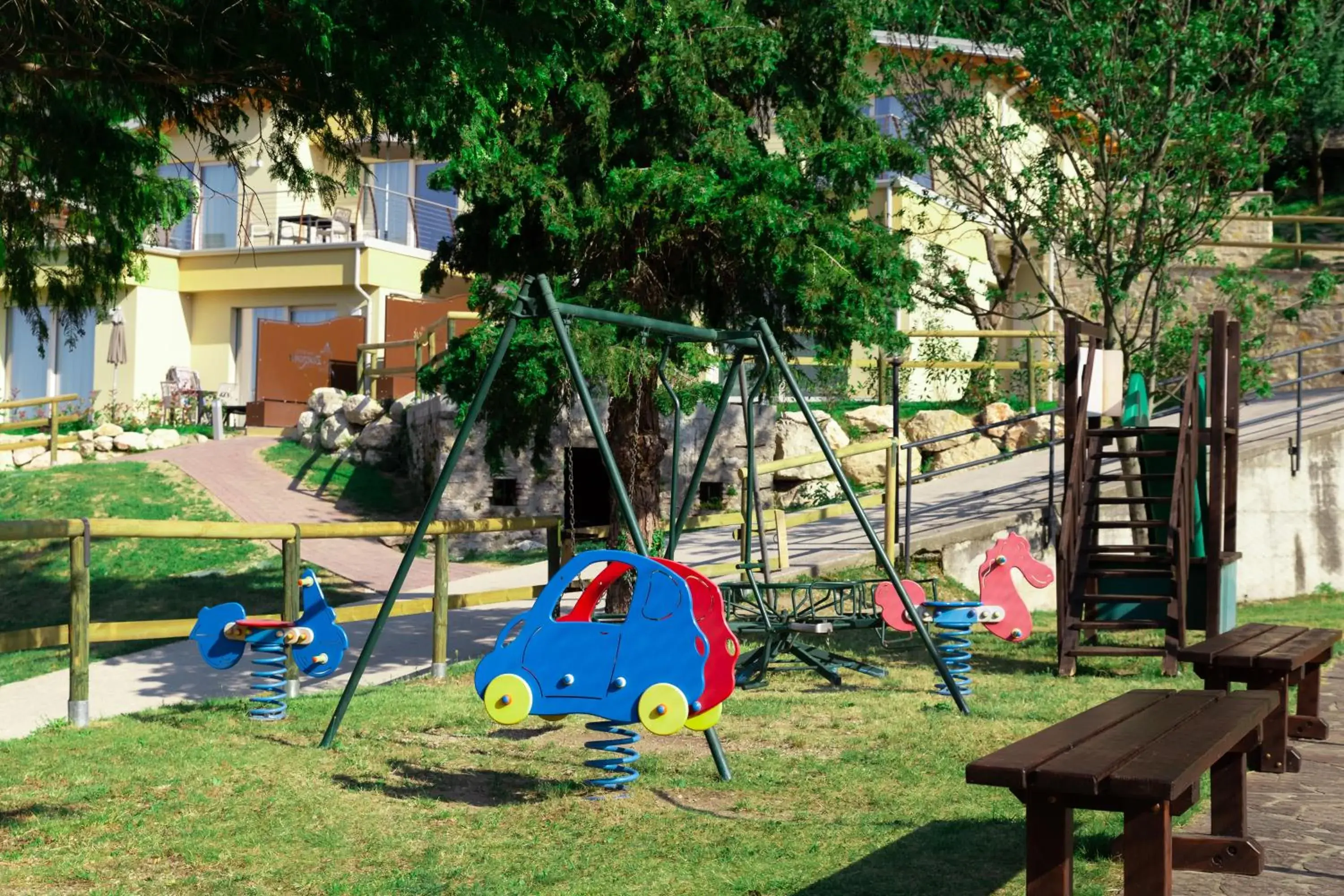 Children play ground, Children's Play Area in Park Hotel Zanzanù