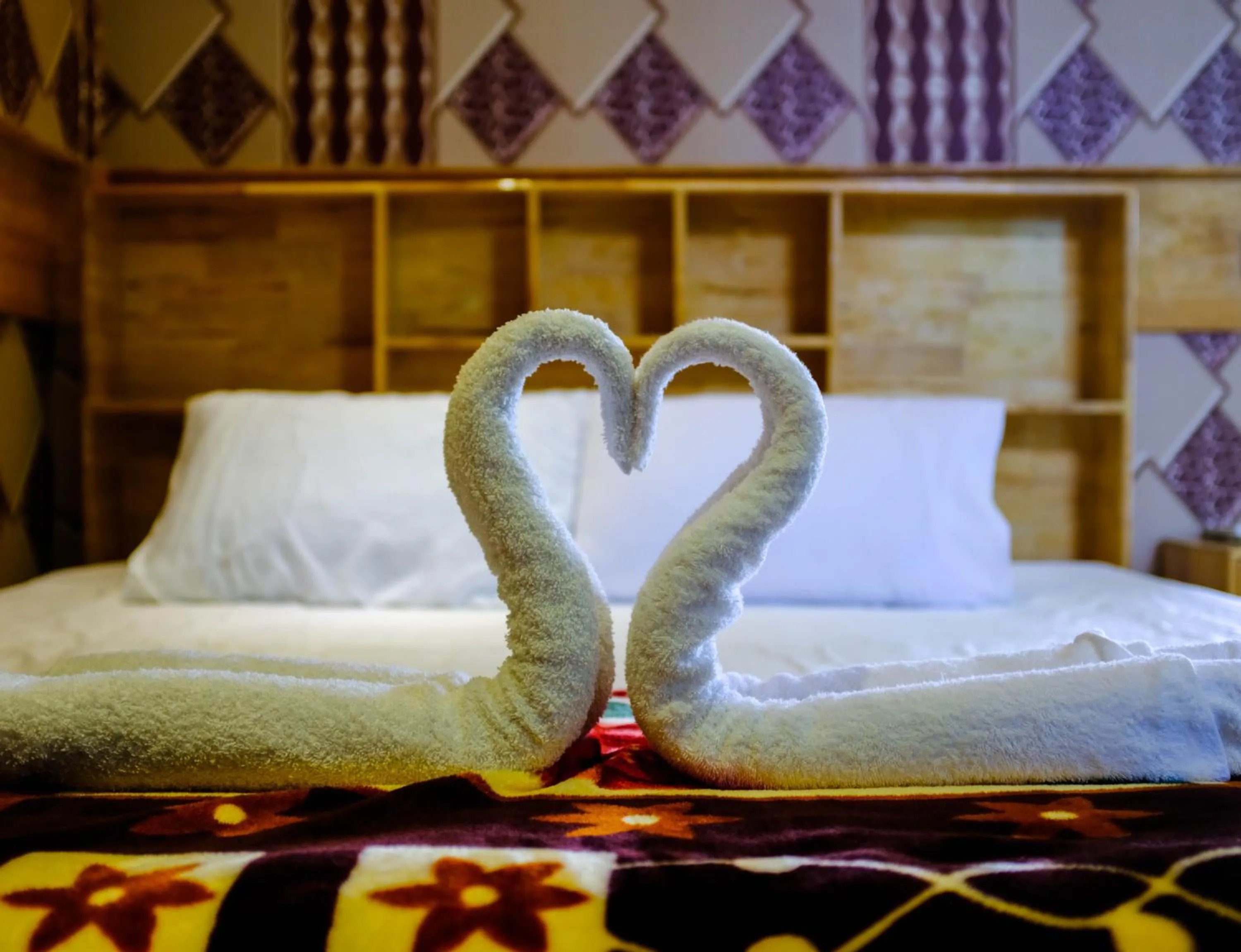 towels, Bed in Por Chey