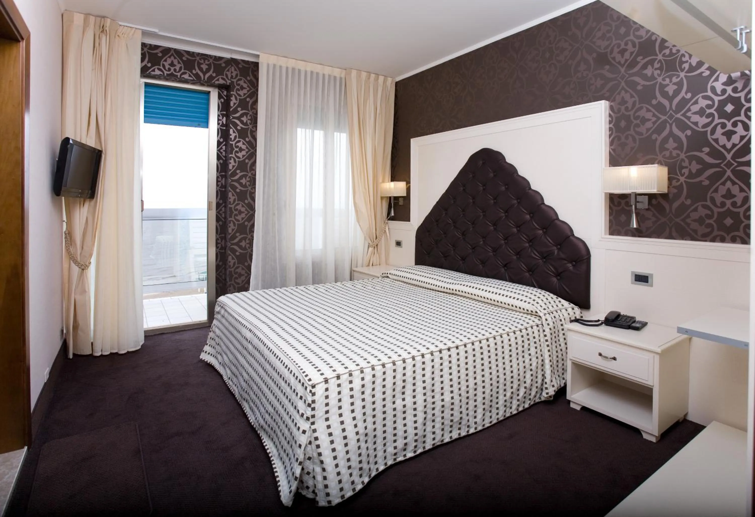 Bedroom, Bed in Hotel Rivamare
