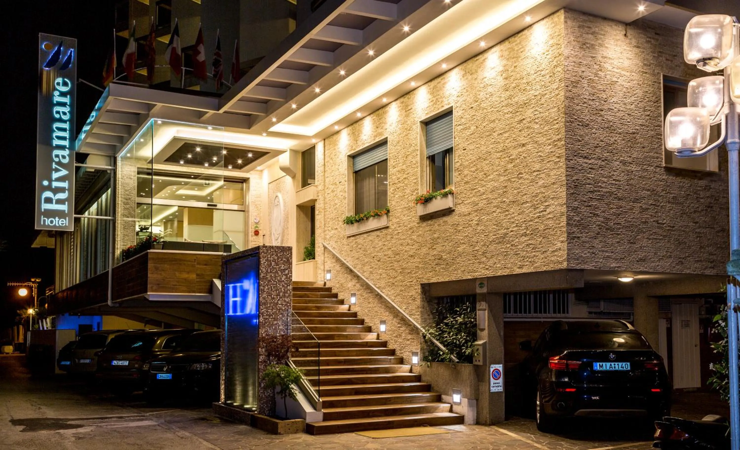 Facade/entrance in Hotel Rivamare