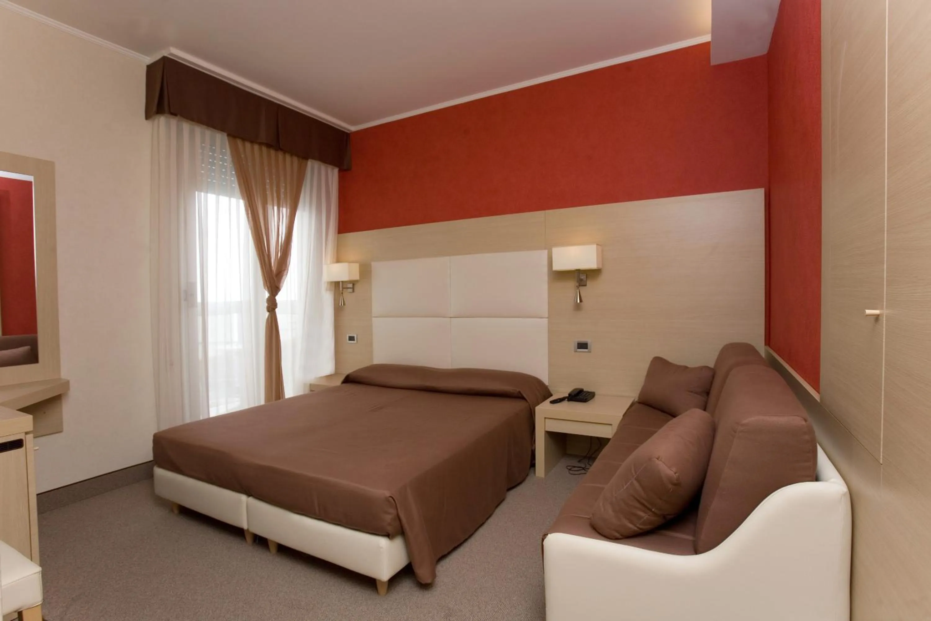 Bedroom, Bed in Hotel Rivamare