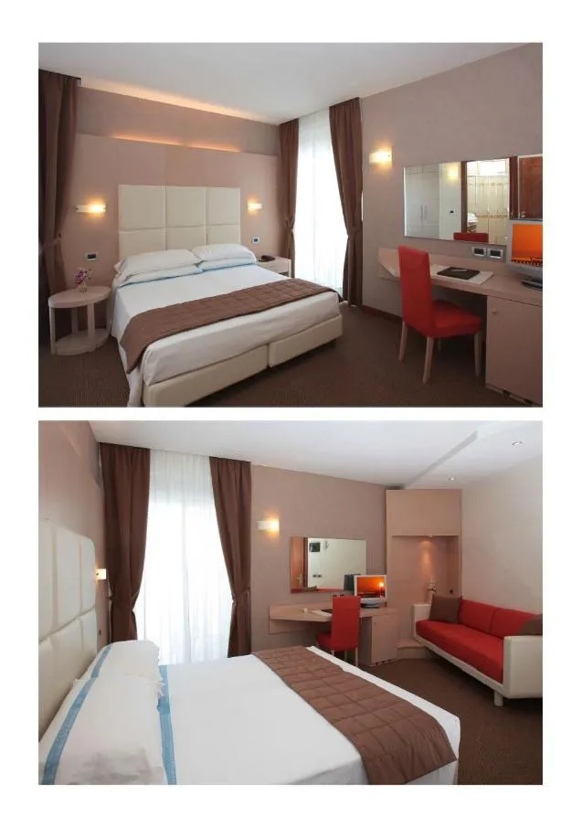 Bedroom, Bed in Hotel Rivamare