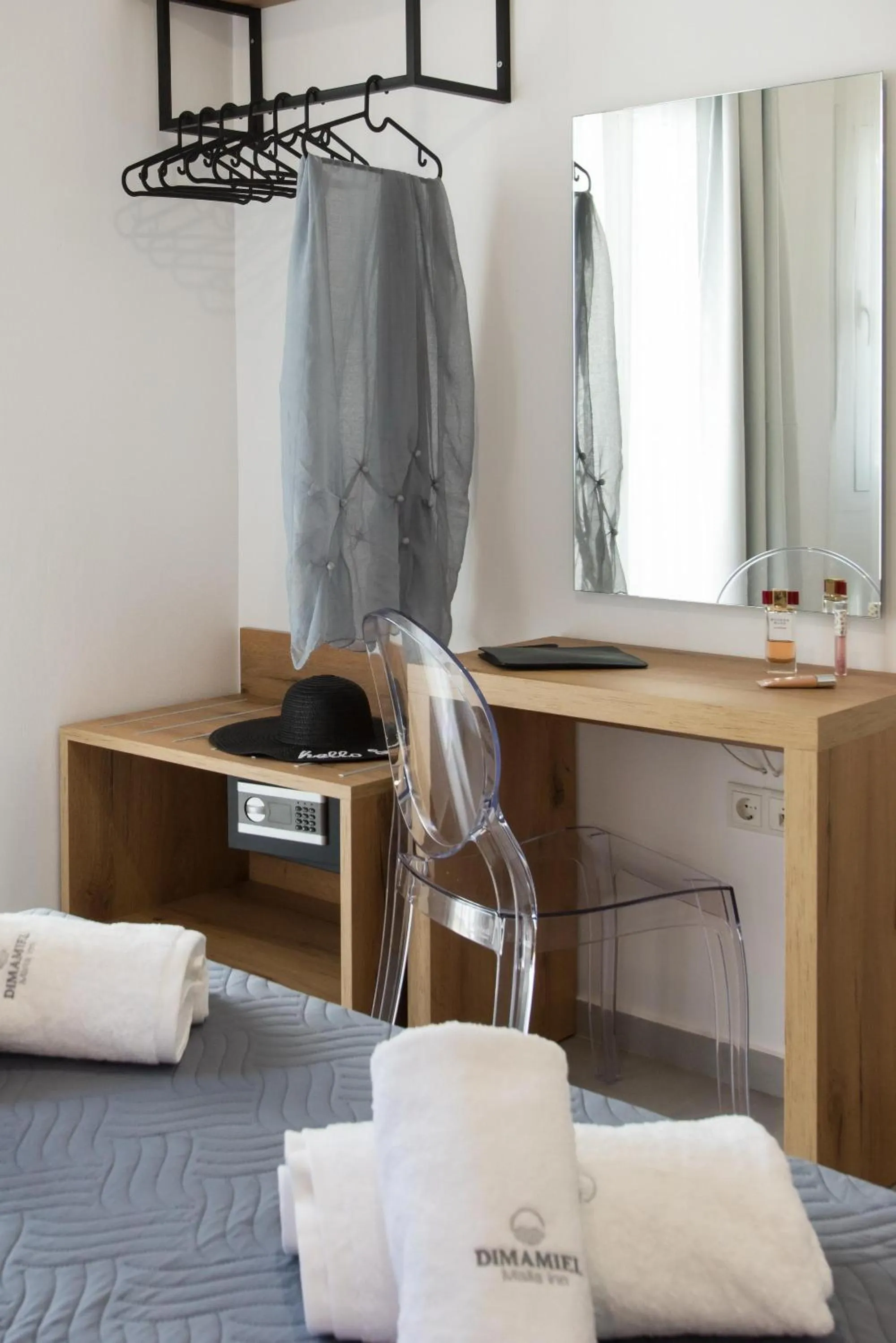 Bed in Dimamiel Malia Inn