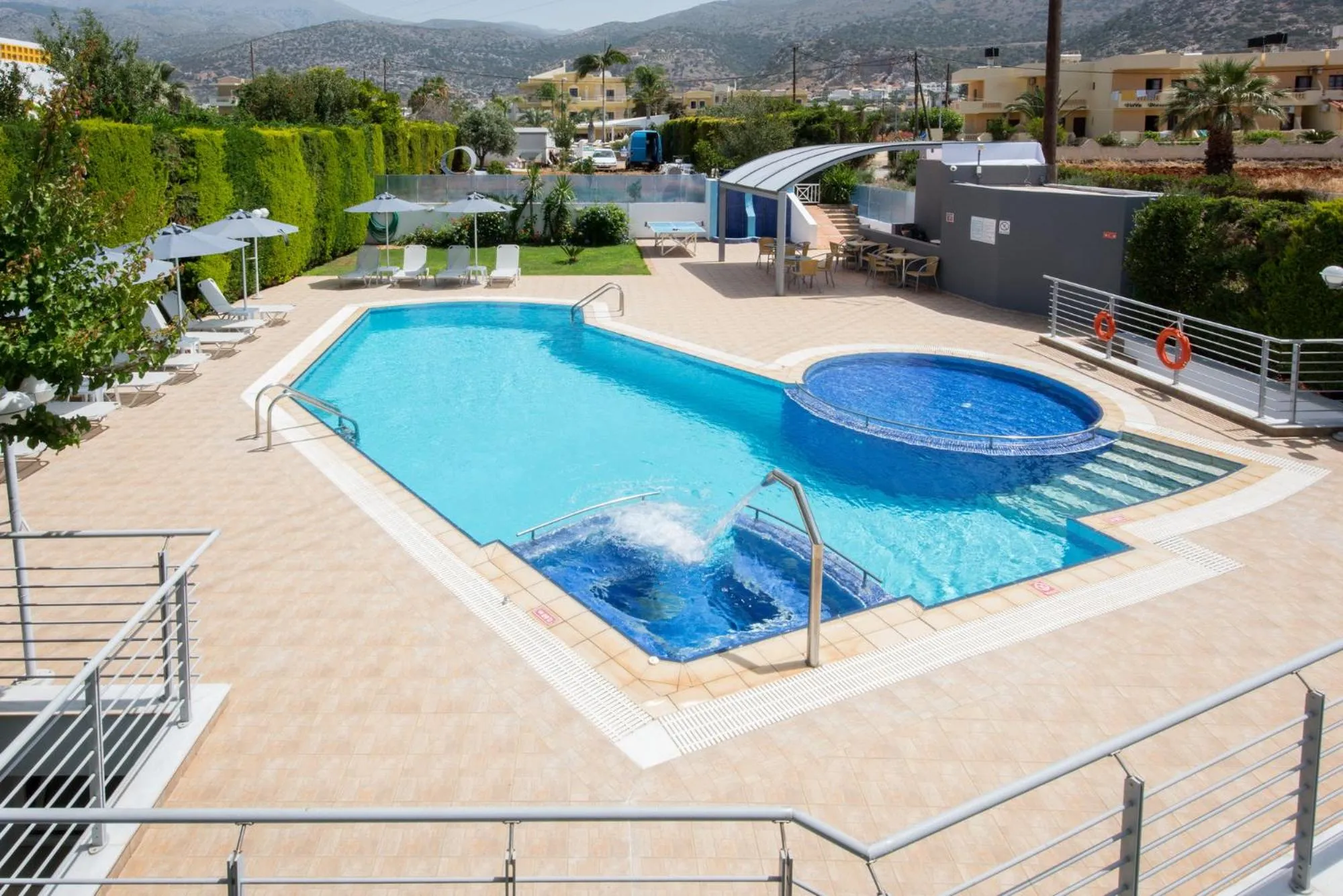 Swimming pool in Dimamiel Malia Inn