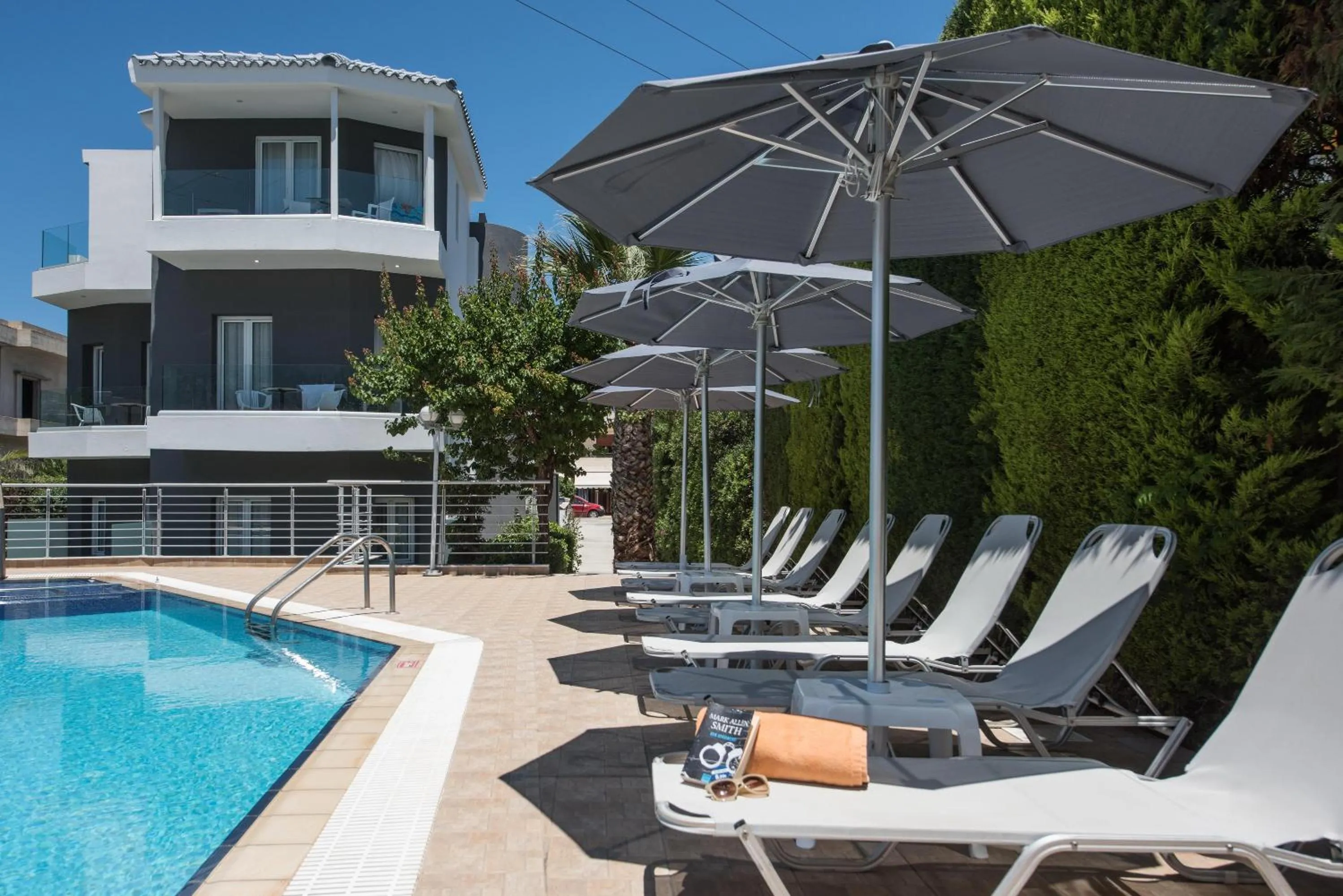 Swimming pool in Dimamiel Malia Inn