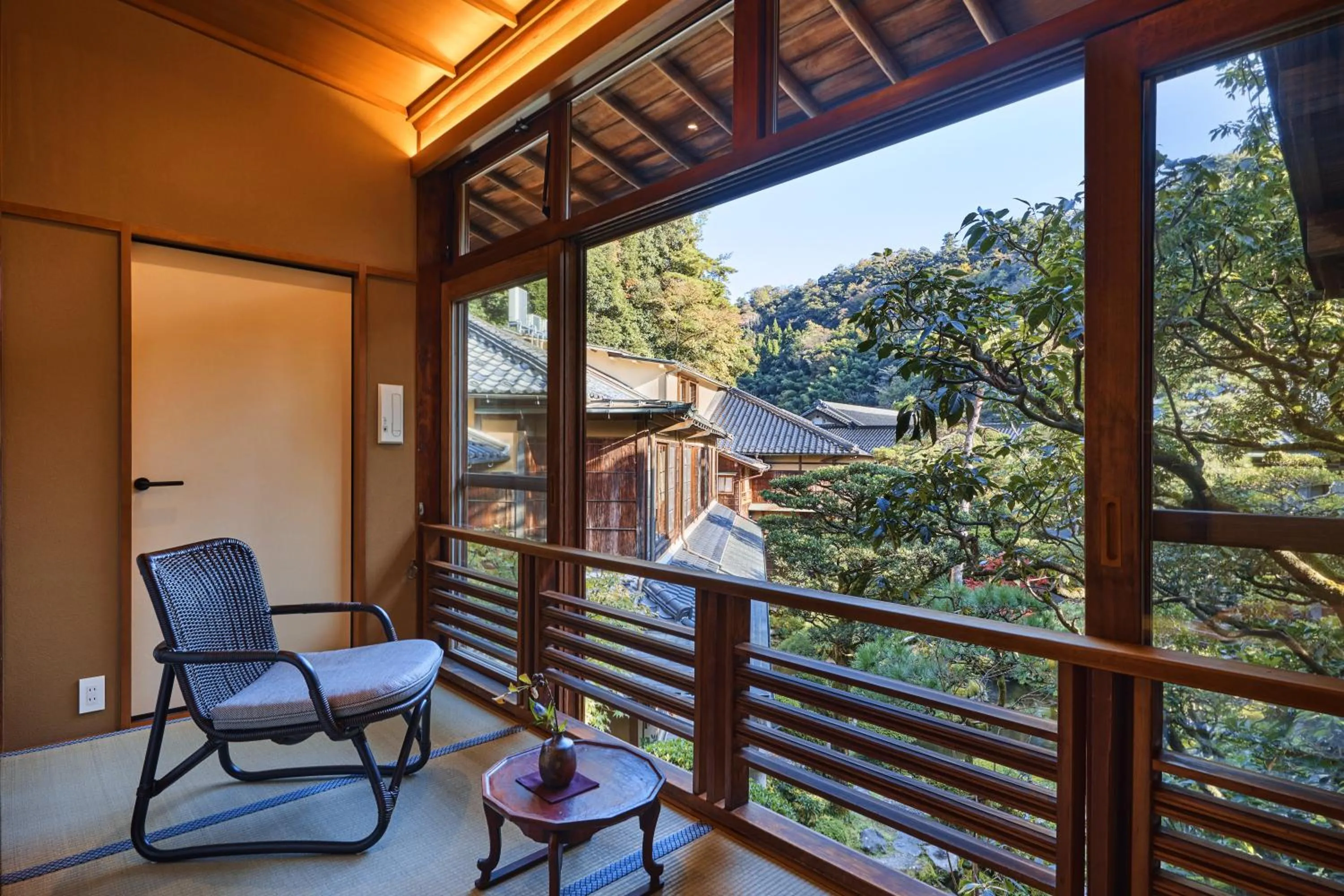 Garden view in Nishimuraya Honkan