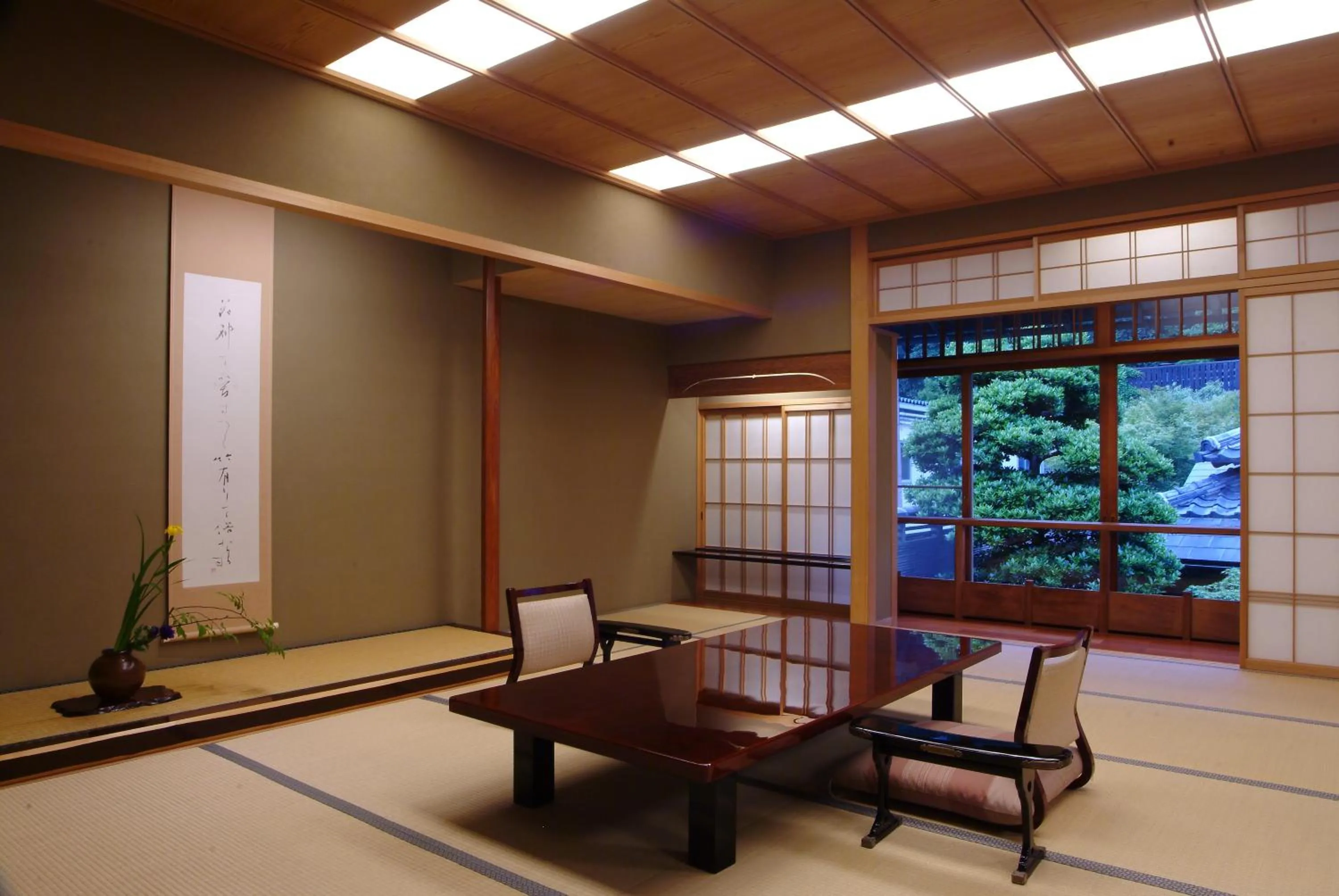 Living room in Nishimuraya Honkan