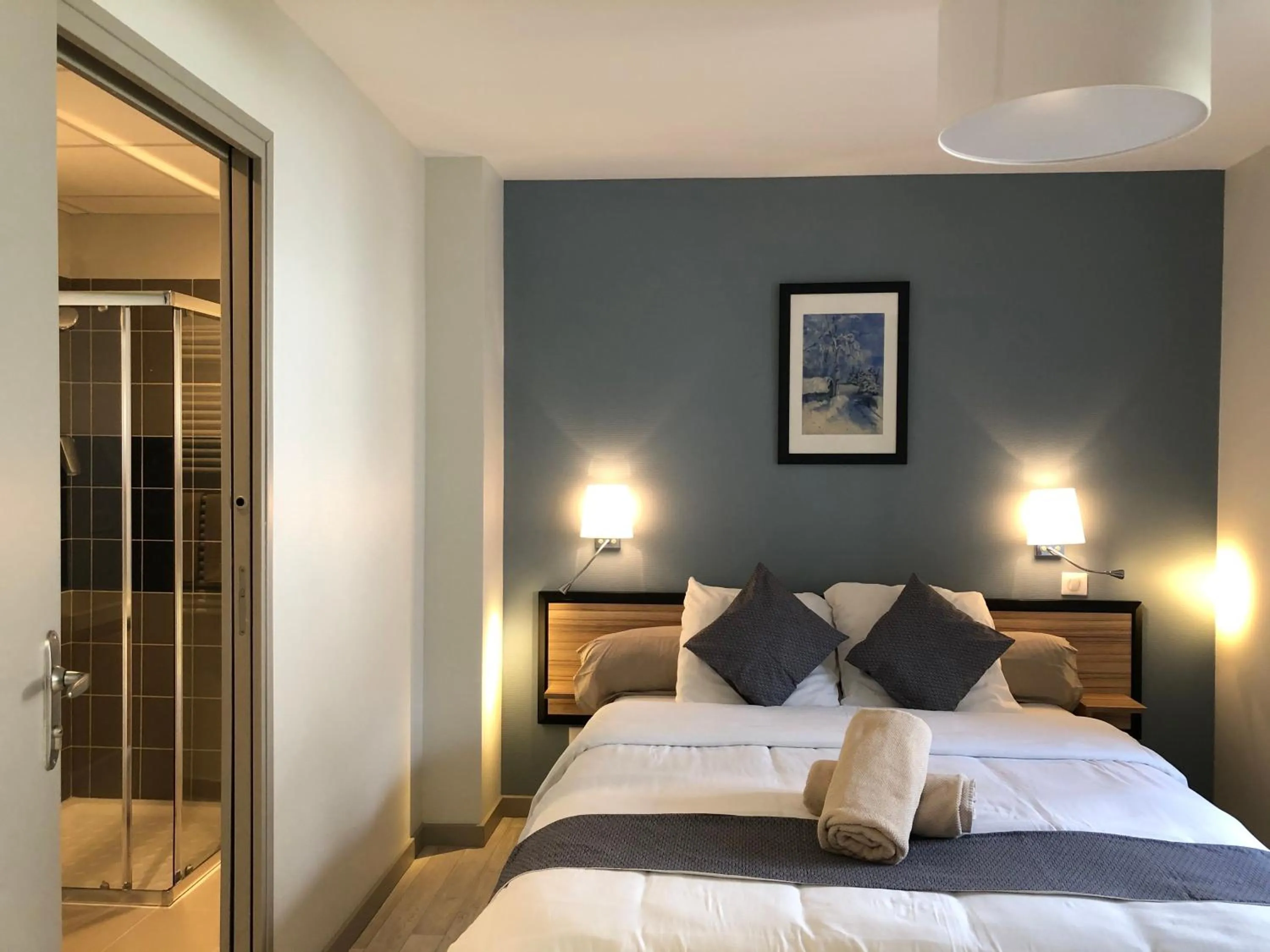 Bed in Auberge du Cezallier