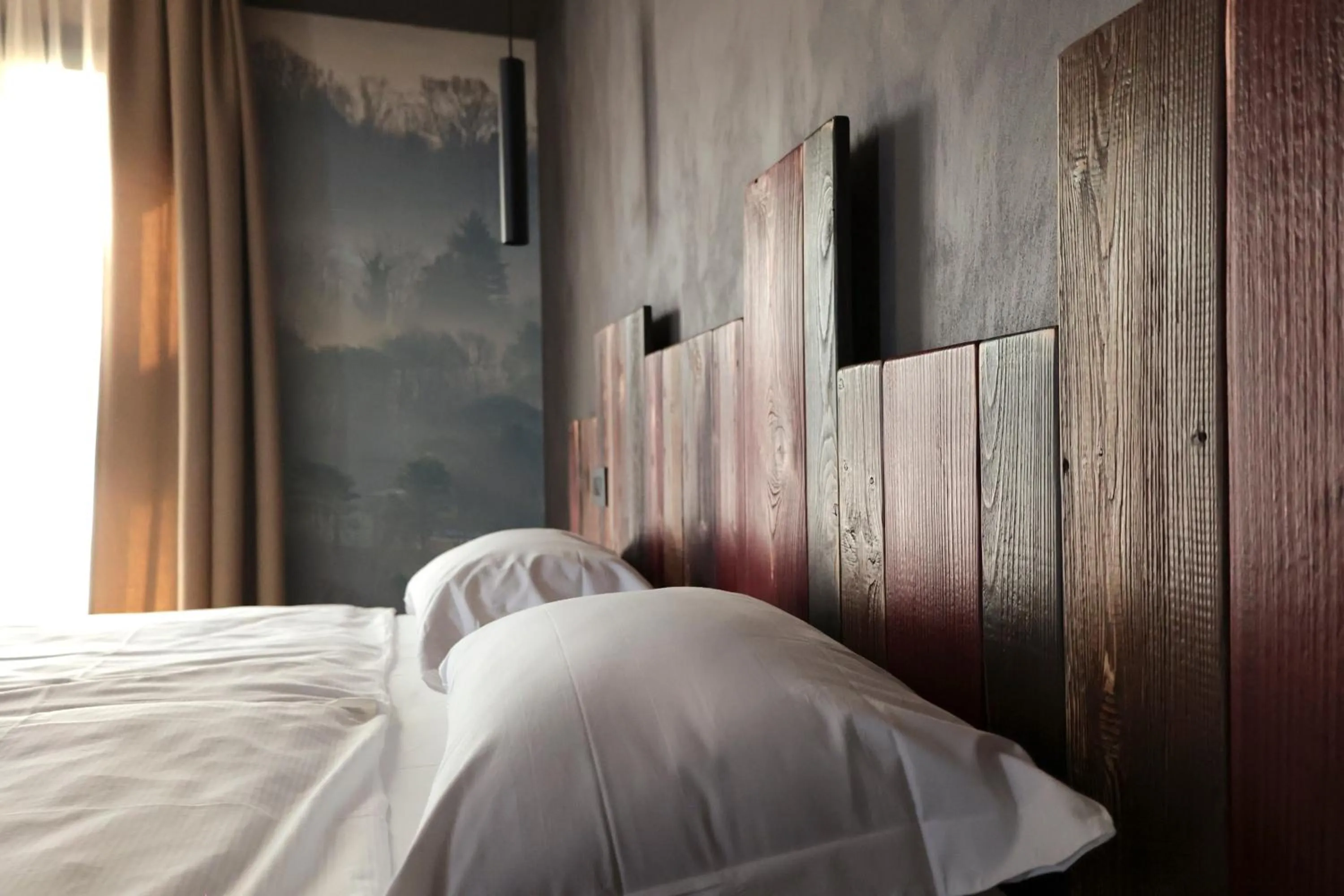 Bed in Crimea Wine Hotel