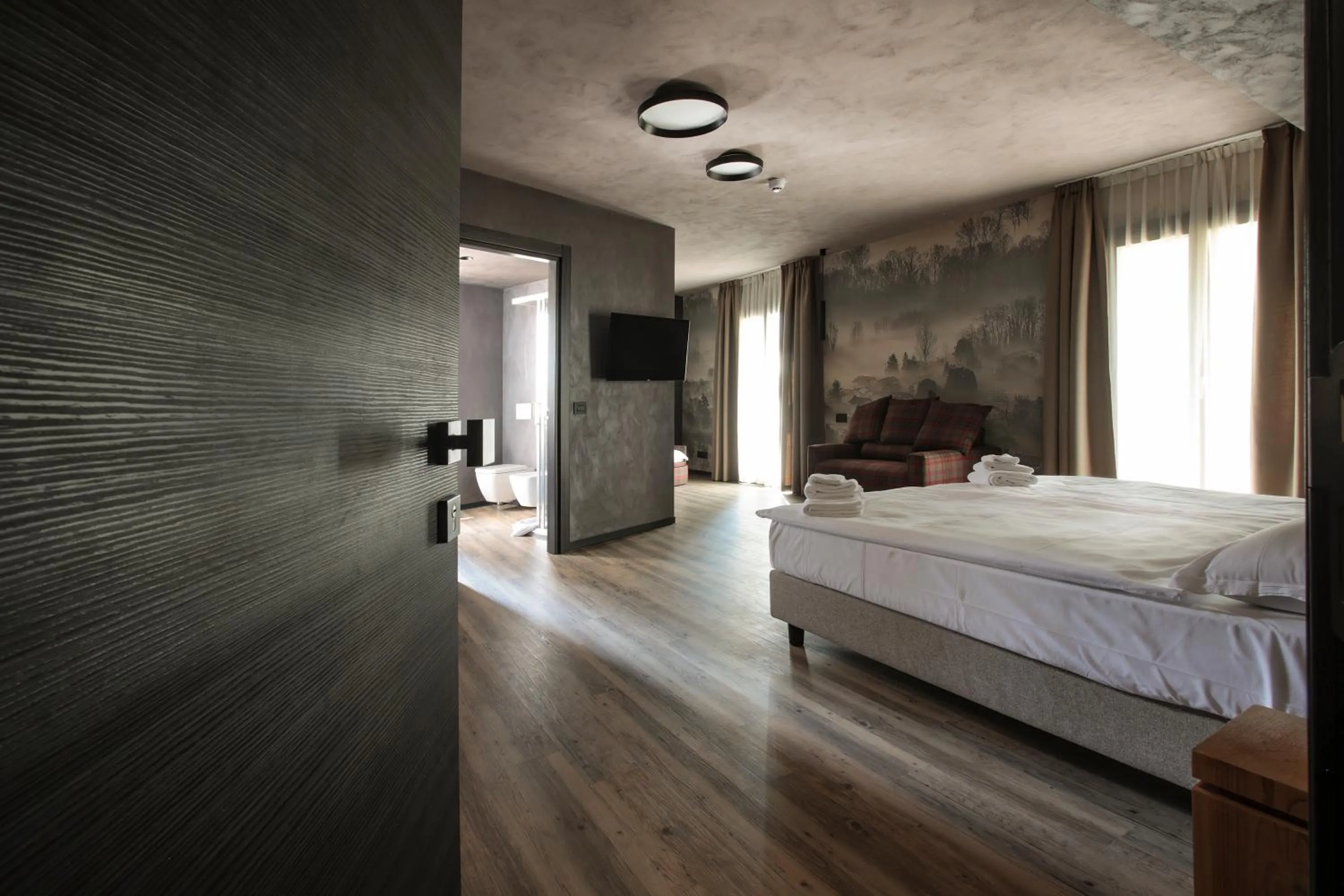 Bed in Crimea Wine Hotel