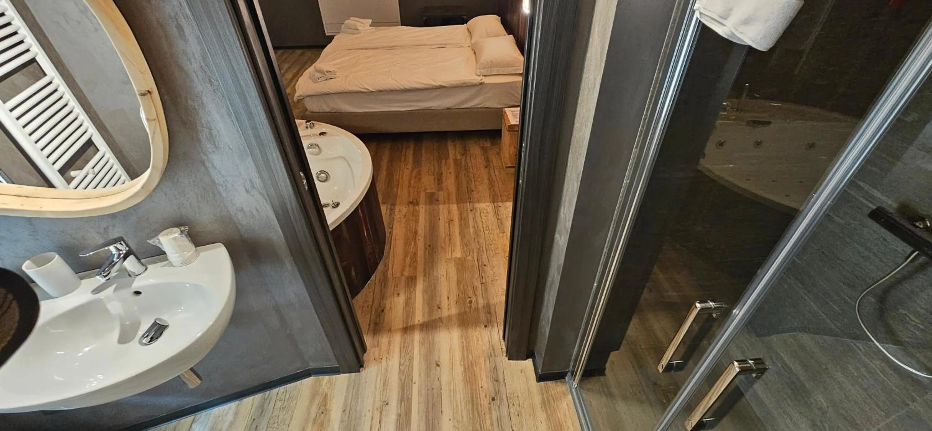 Bed in Crimea Wine Hotel