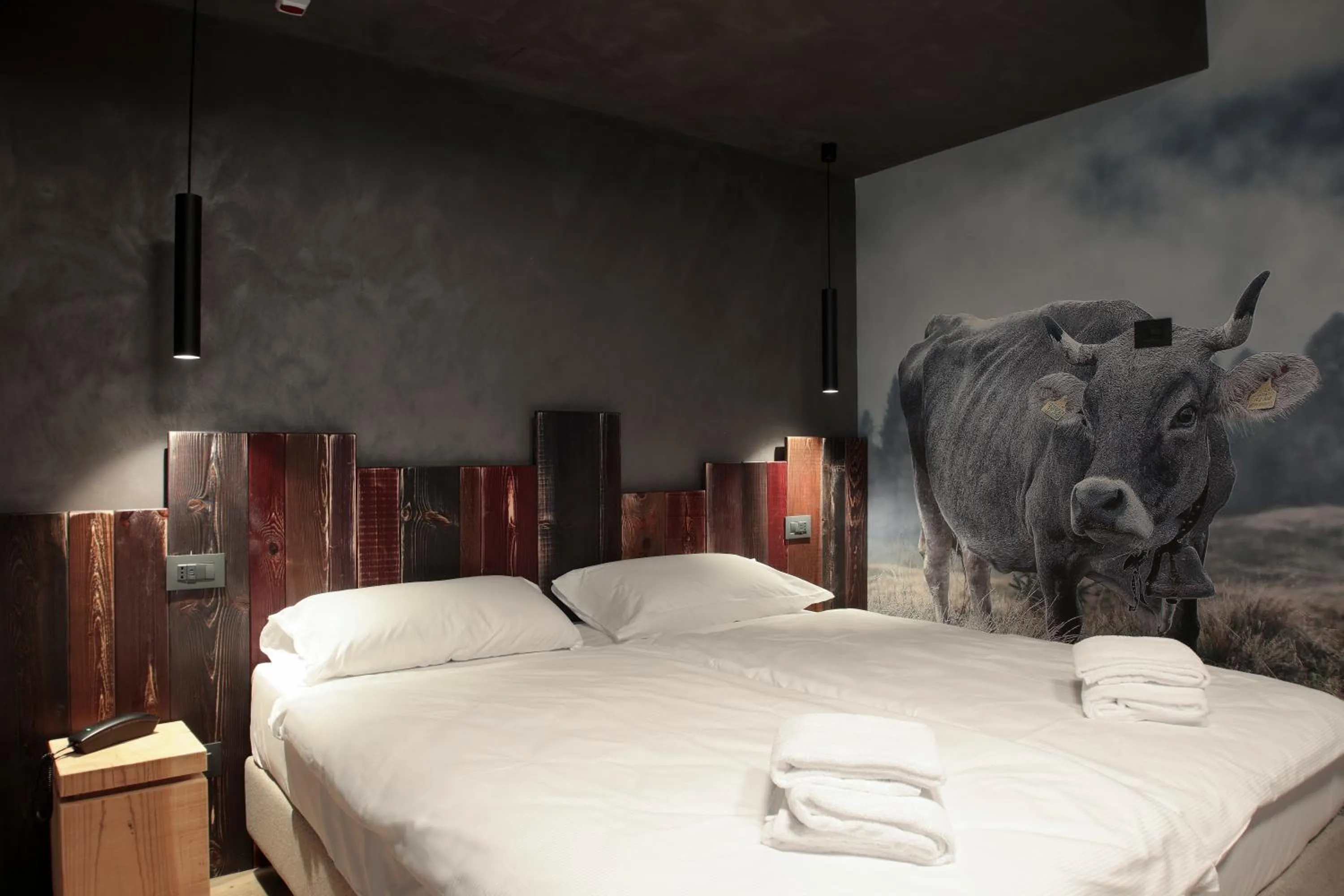 Bed in Crimea Wine Hotel